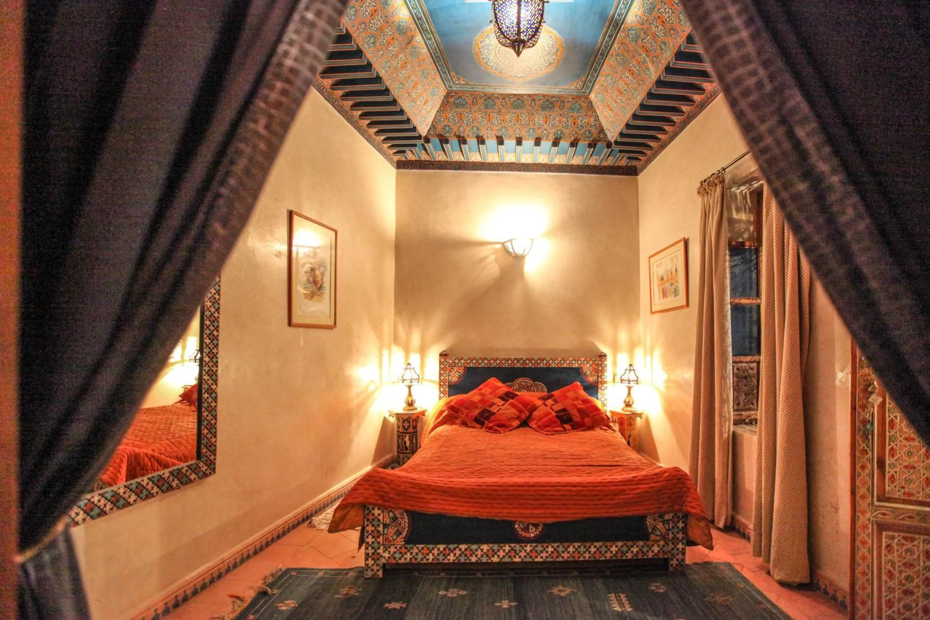 Bedroom, Bed in Riad Puchka
