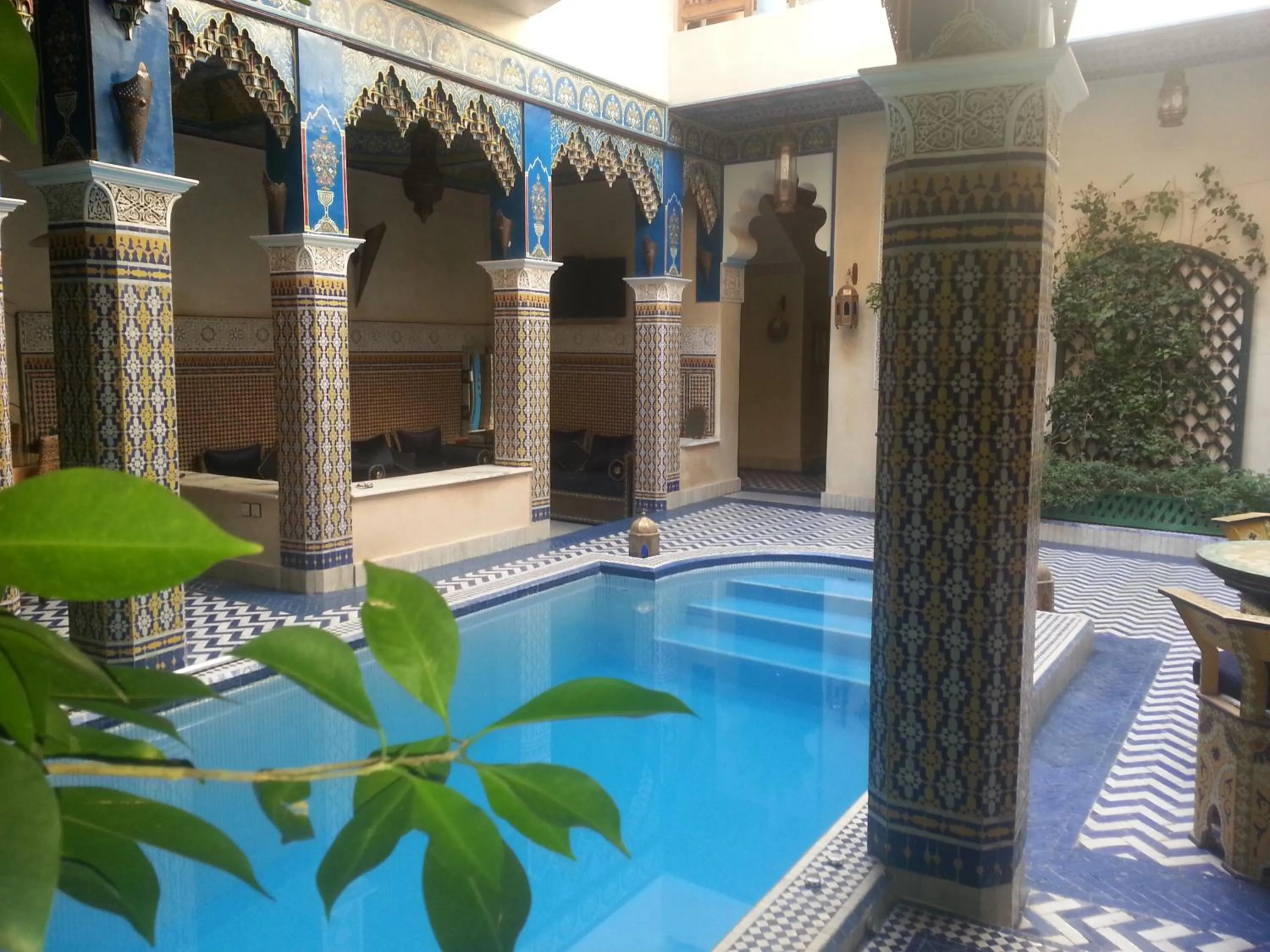 Swimming pool in Riad Puchka