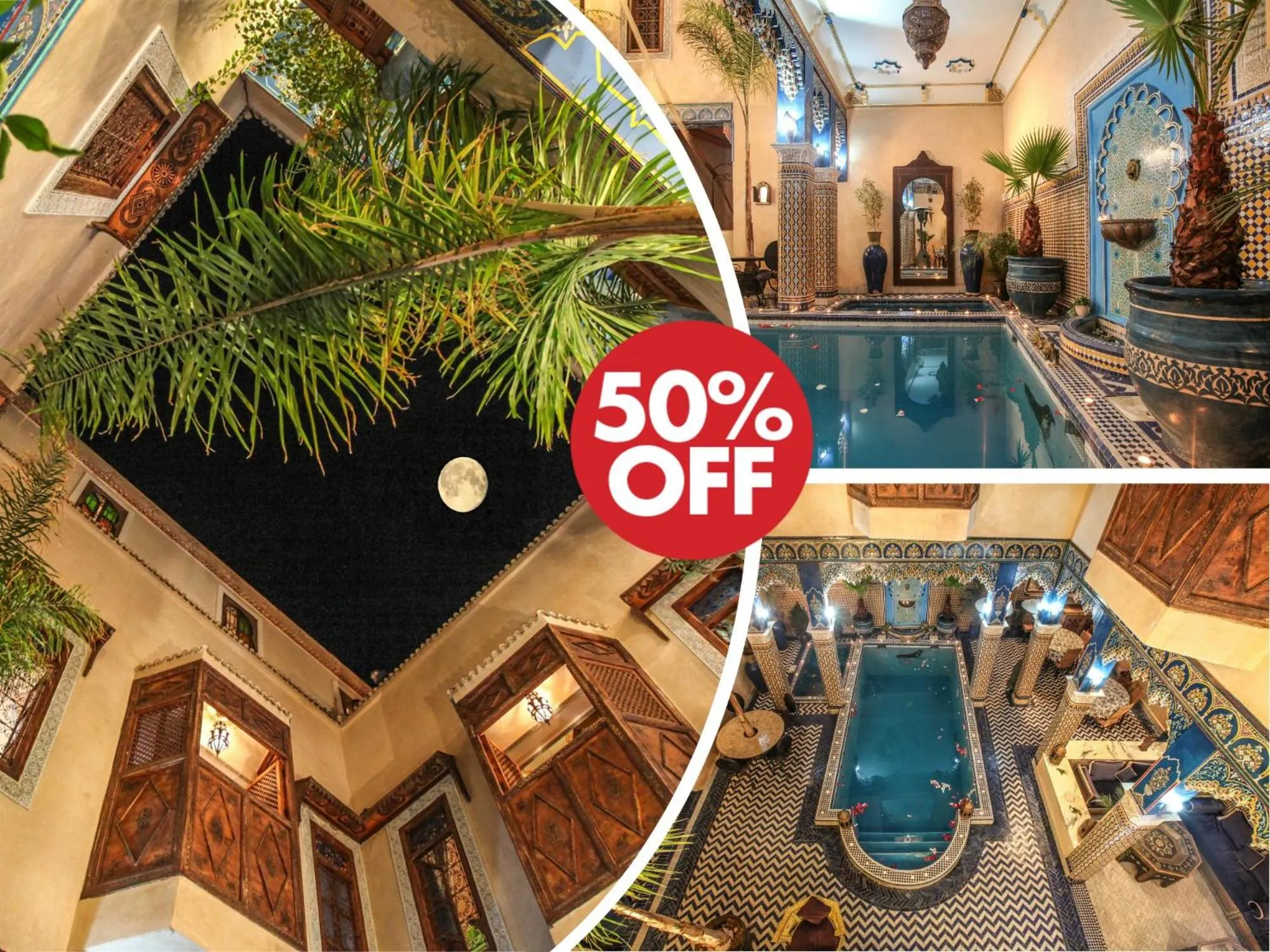 Swimming pool in Riad Puchka