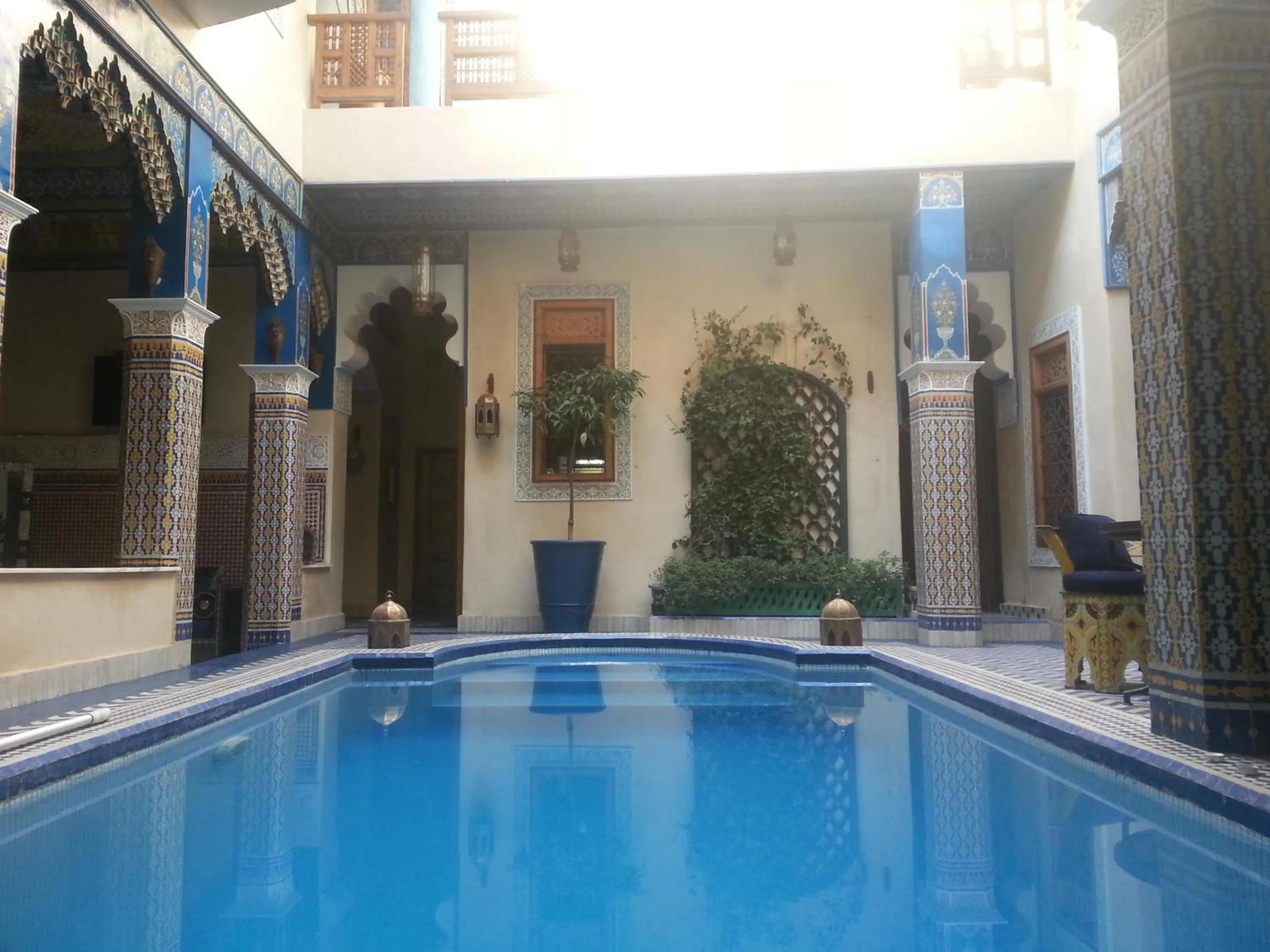 Swimming pool in Riad Puchka