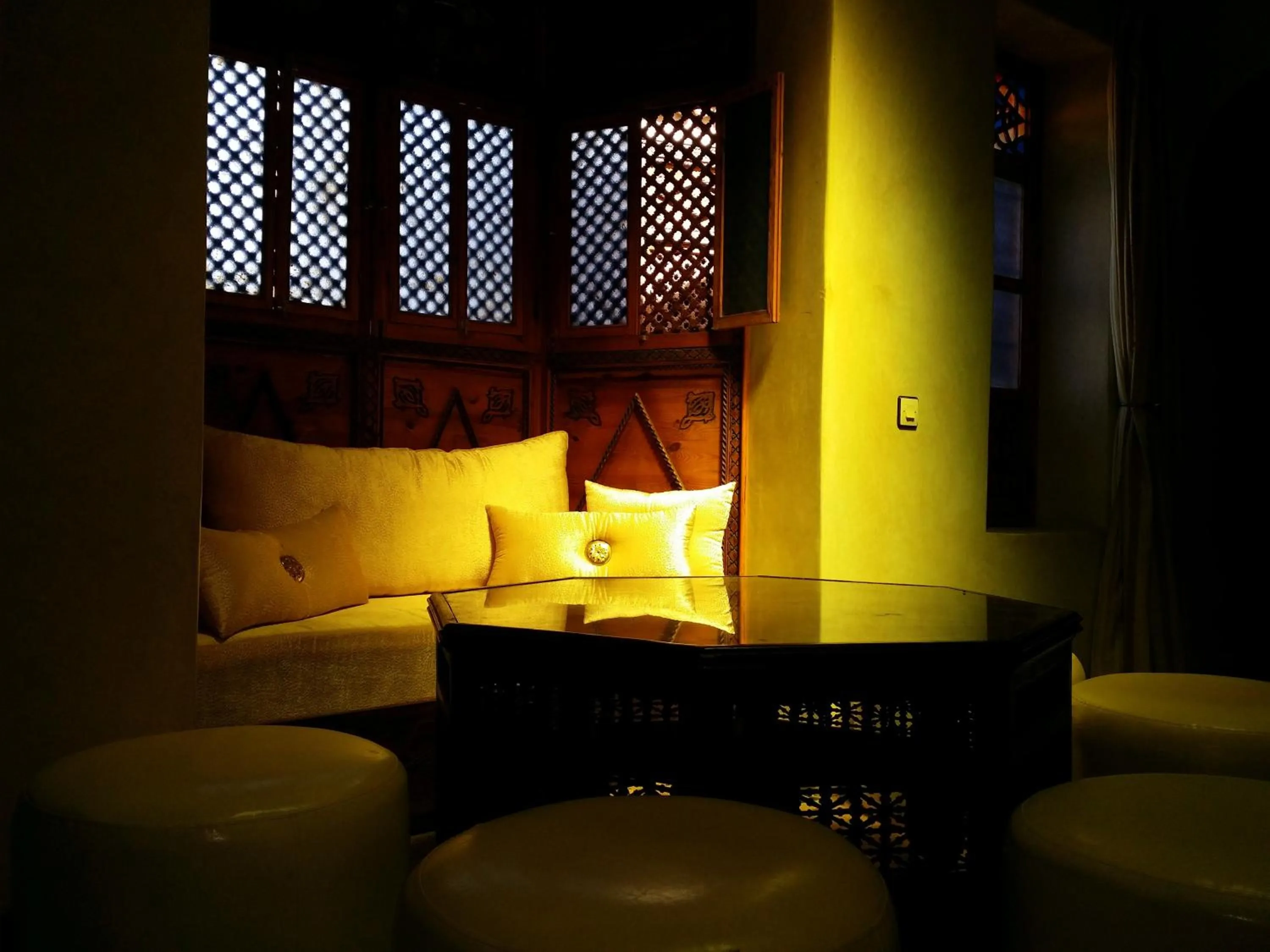 Living room in Riad Puchka