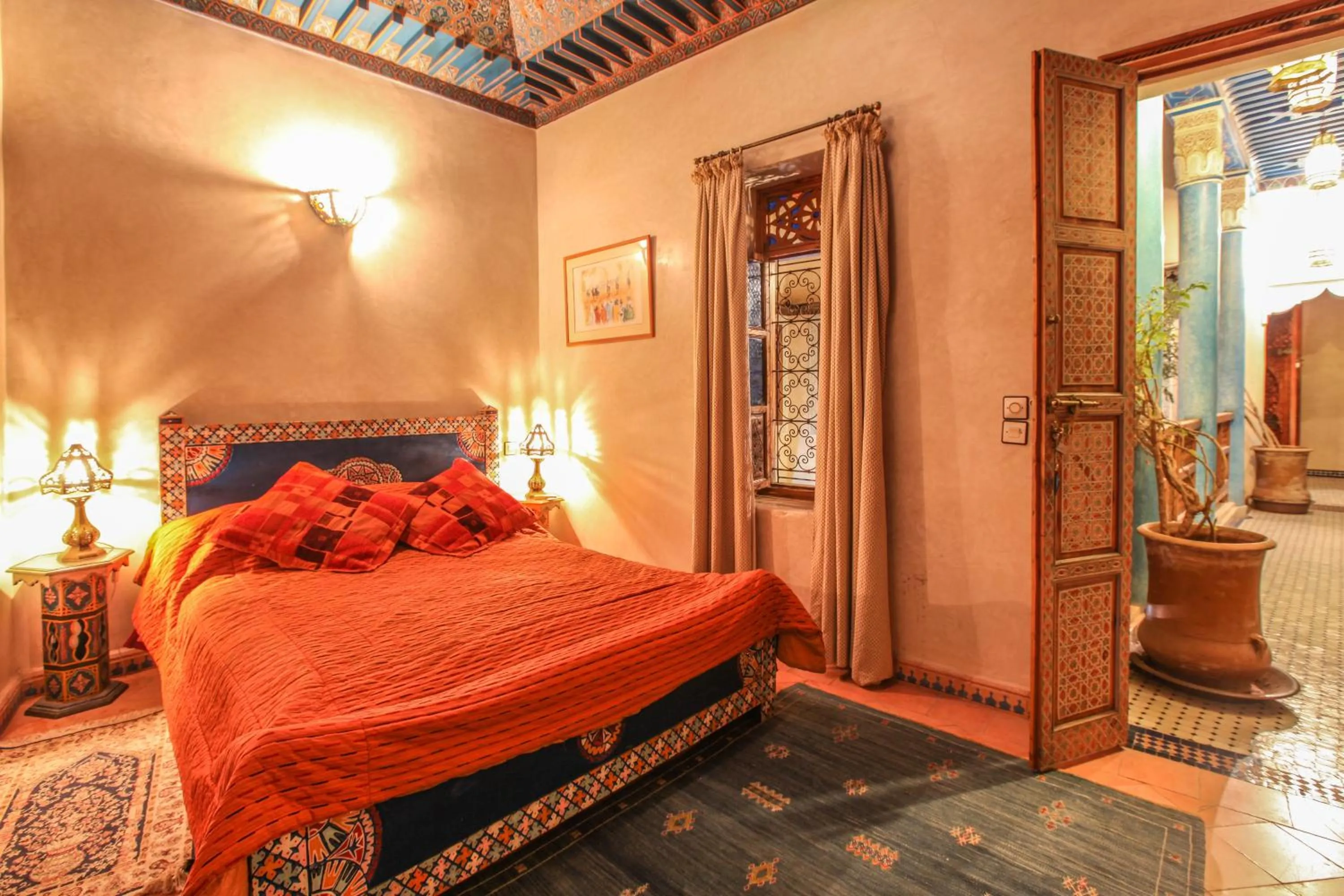 Bedroom, Bed in Riad Puchka