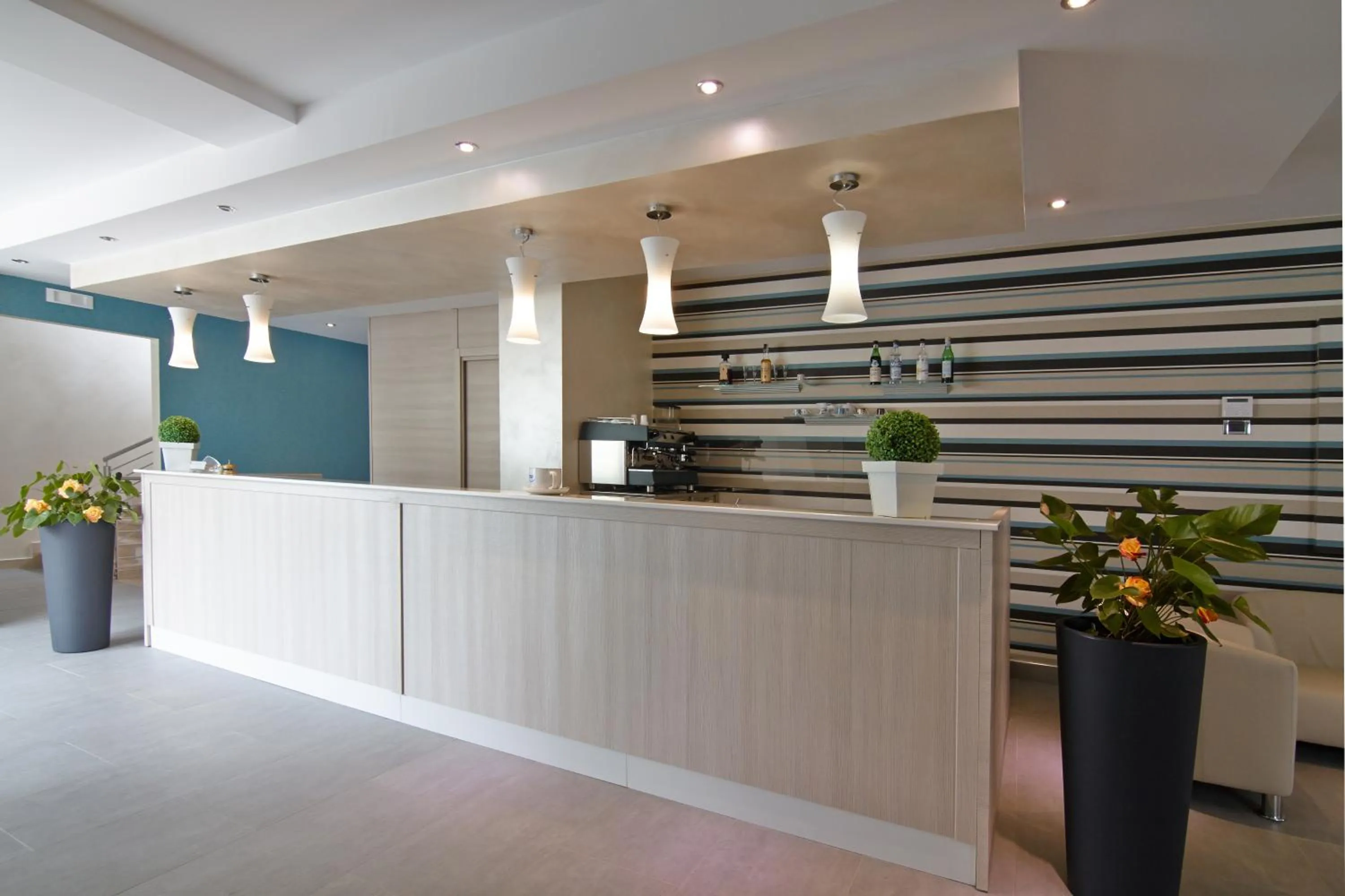 Lobby or reception in Albergo Villa Bianca