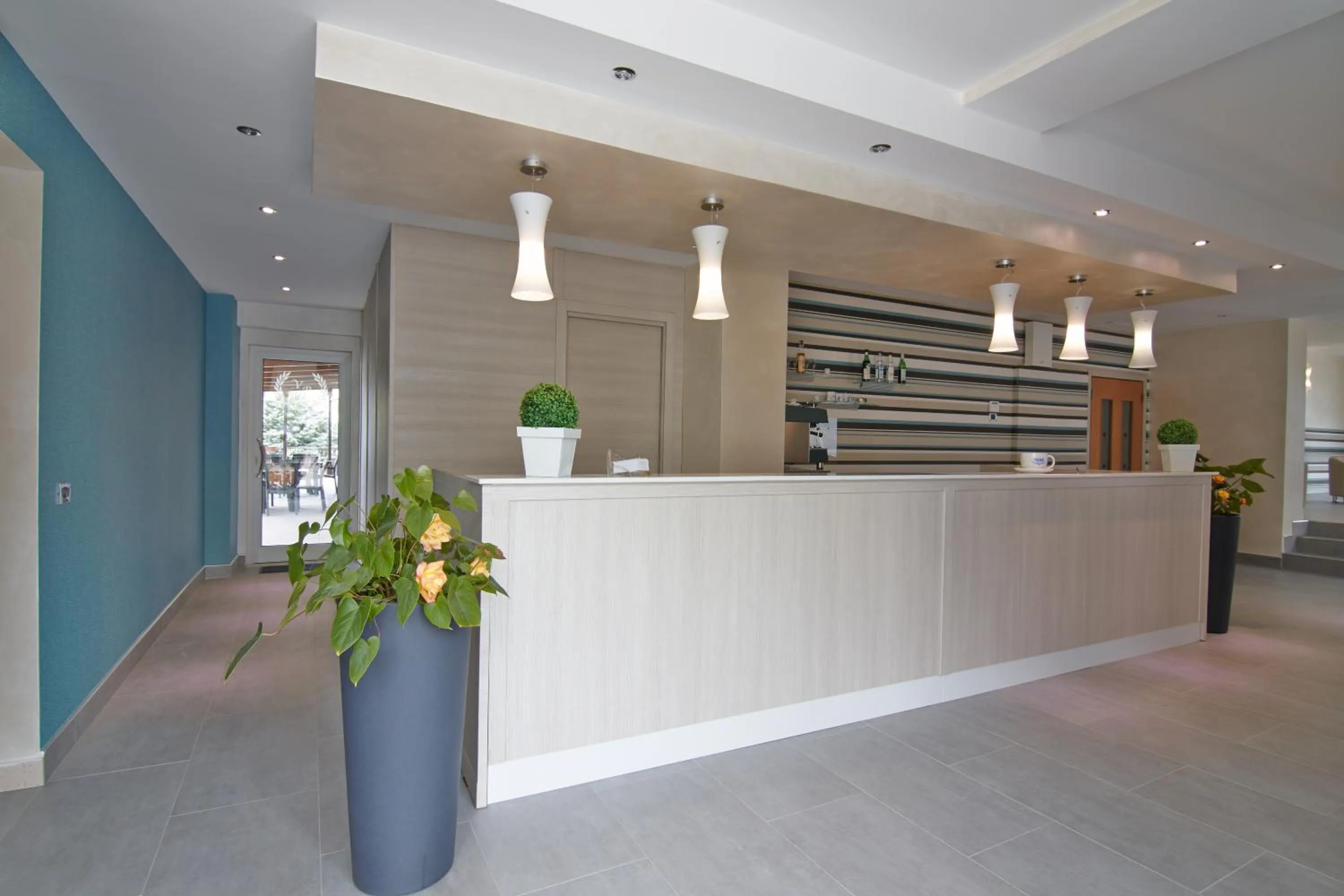 Lobby or reception in Albergo Villa Bianca