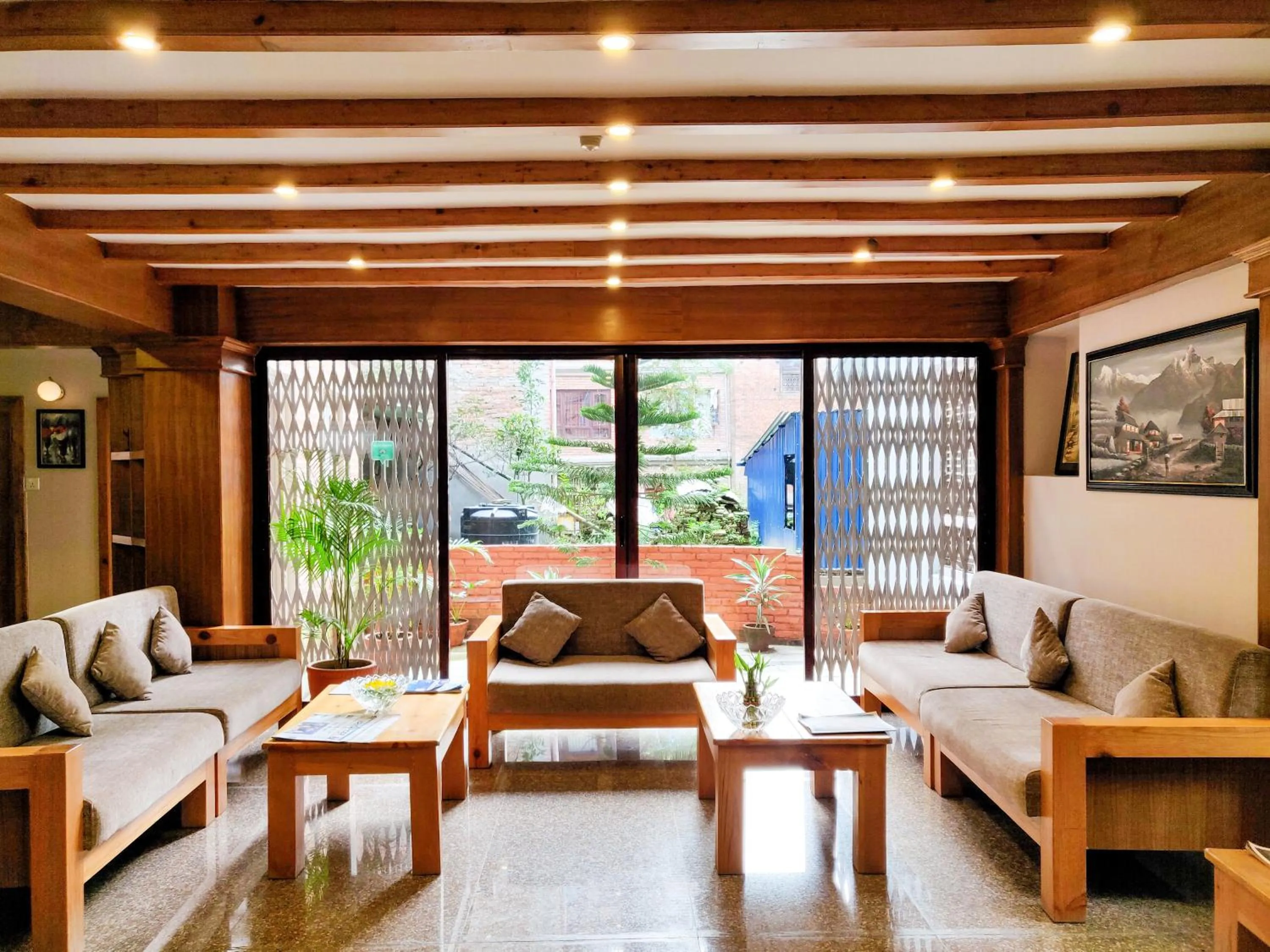 Lobby or reception in Hotel Central Bhaktapur