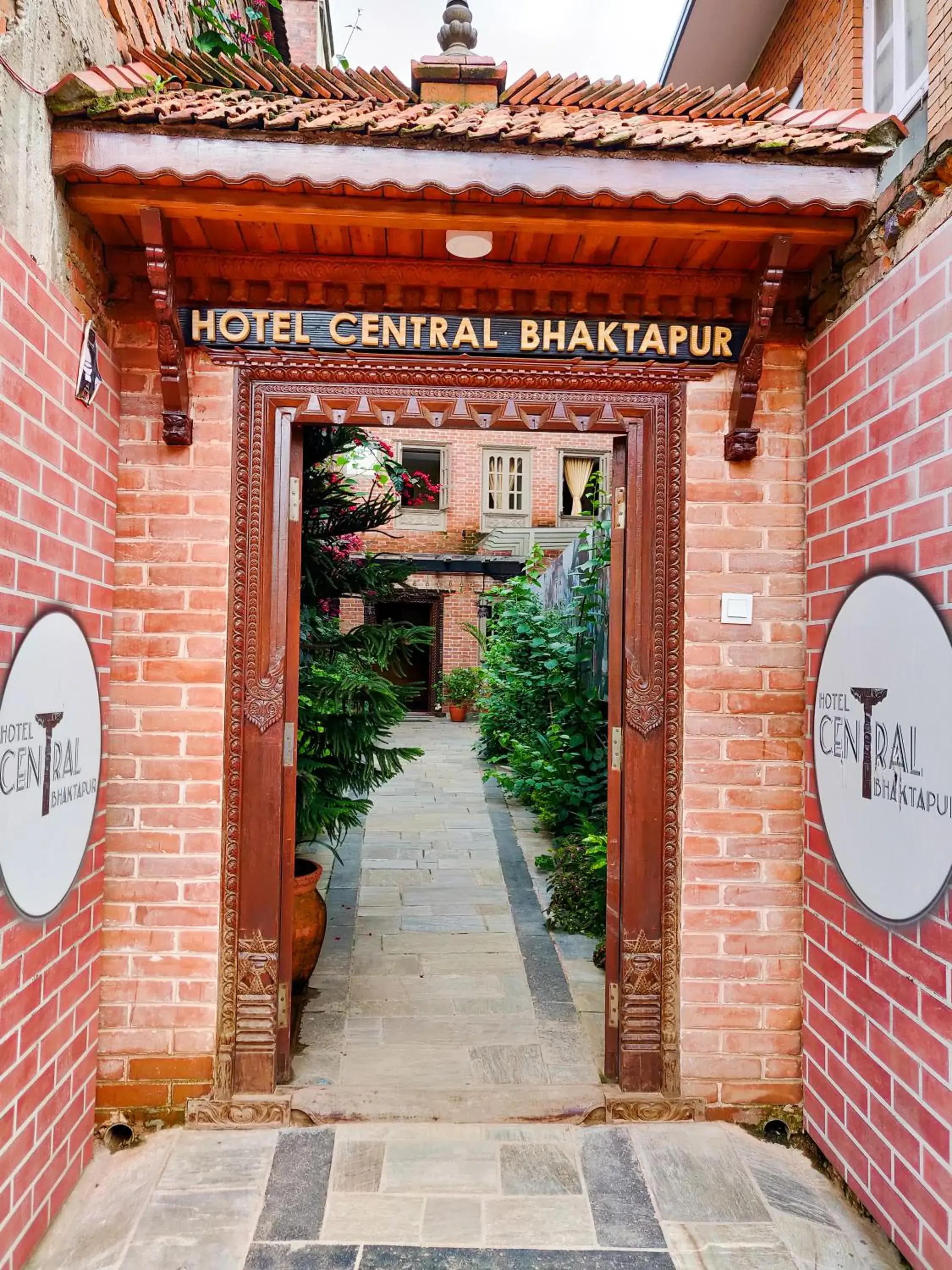 Facade/entrance in Hotel Central Bhaktapur Facade/entrance in Hotel Central Bhaktapur