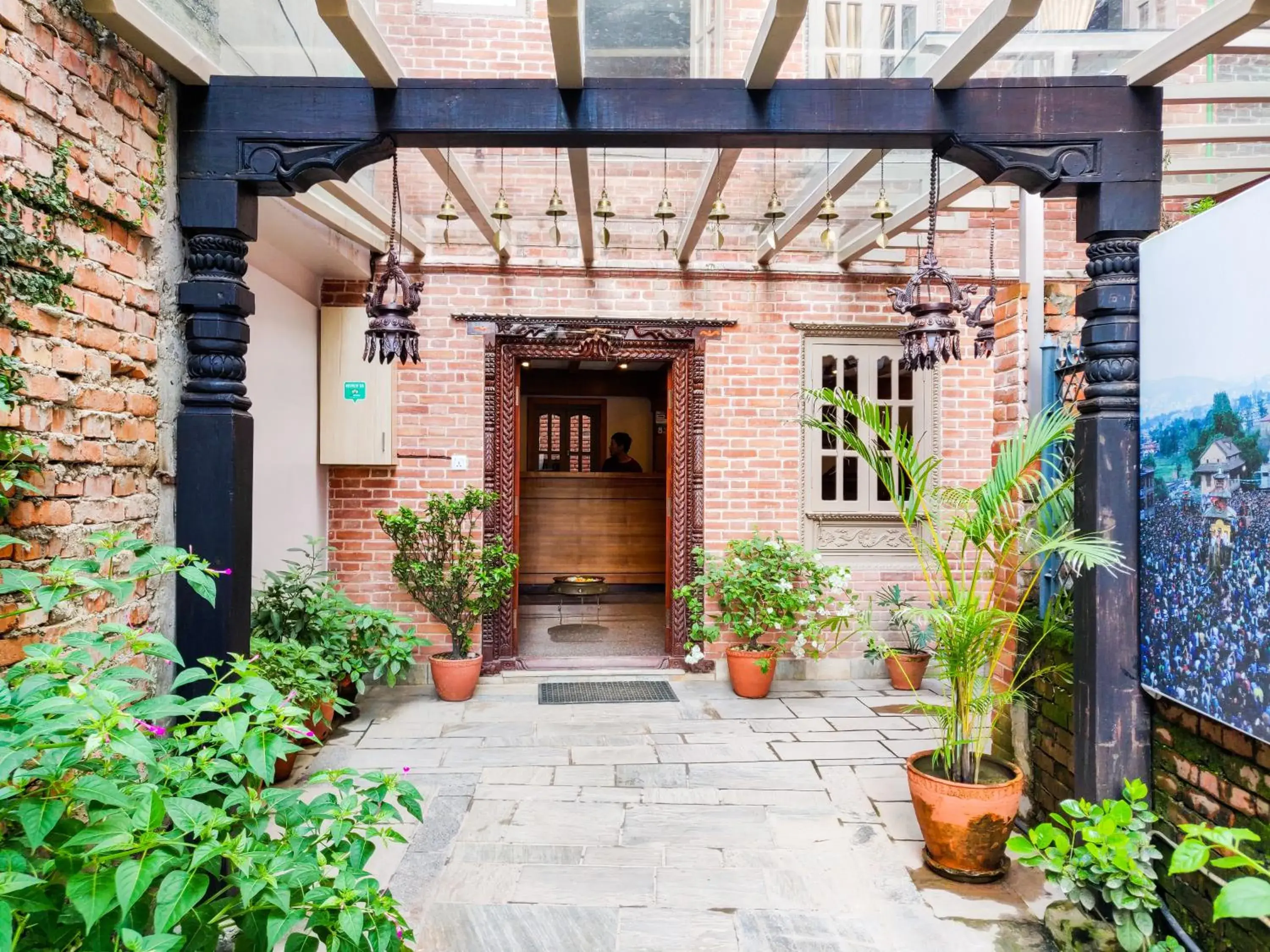 Facade/entrance in Hotel Central Bhaktapur Facade/entrance in Hotel Central Bhaktapur