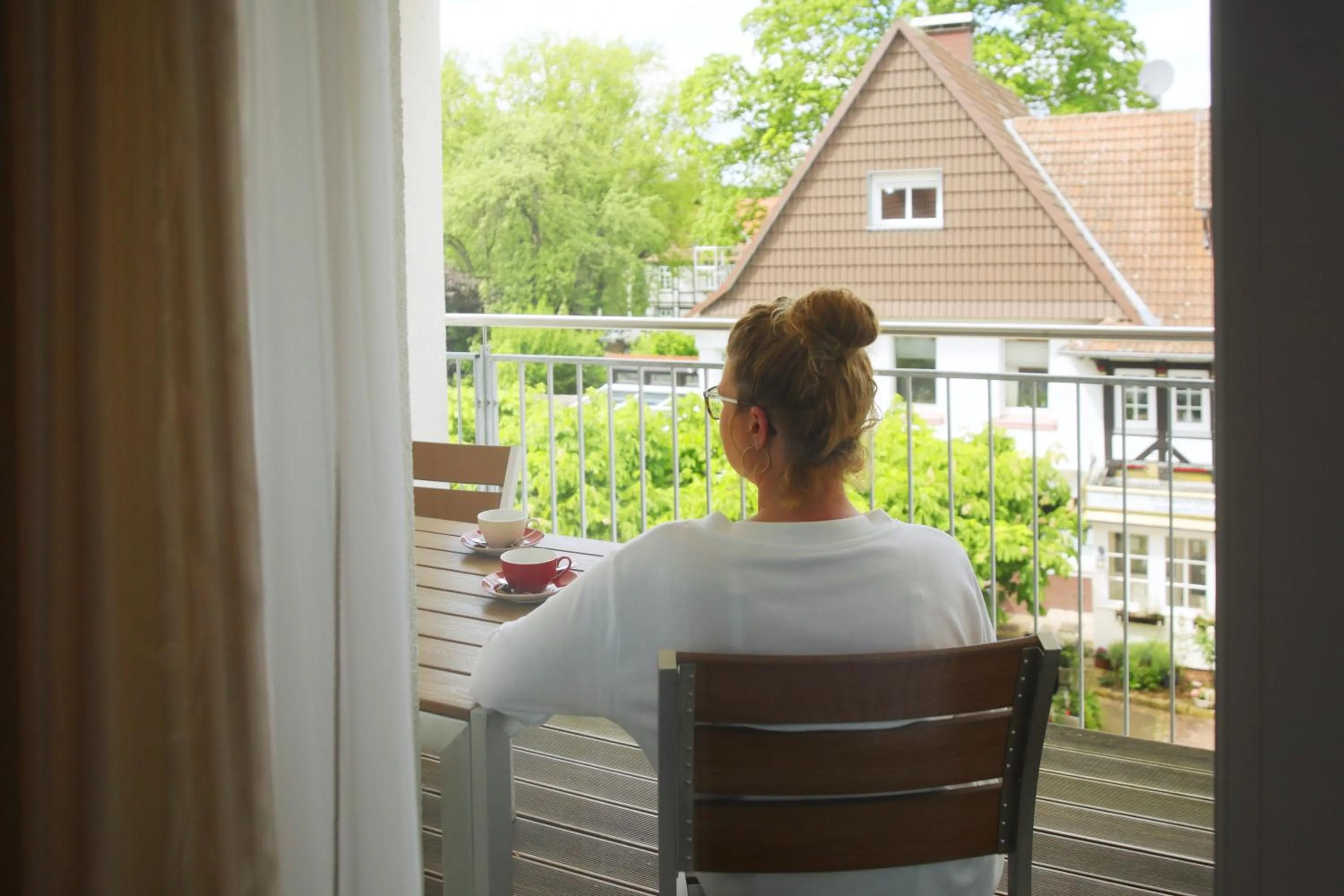 Patio in Romantik Hotel Landhaus Biewald