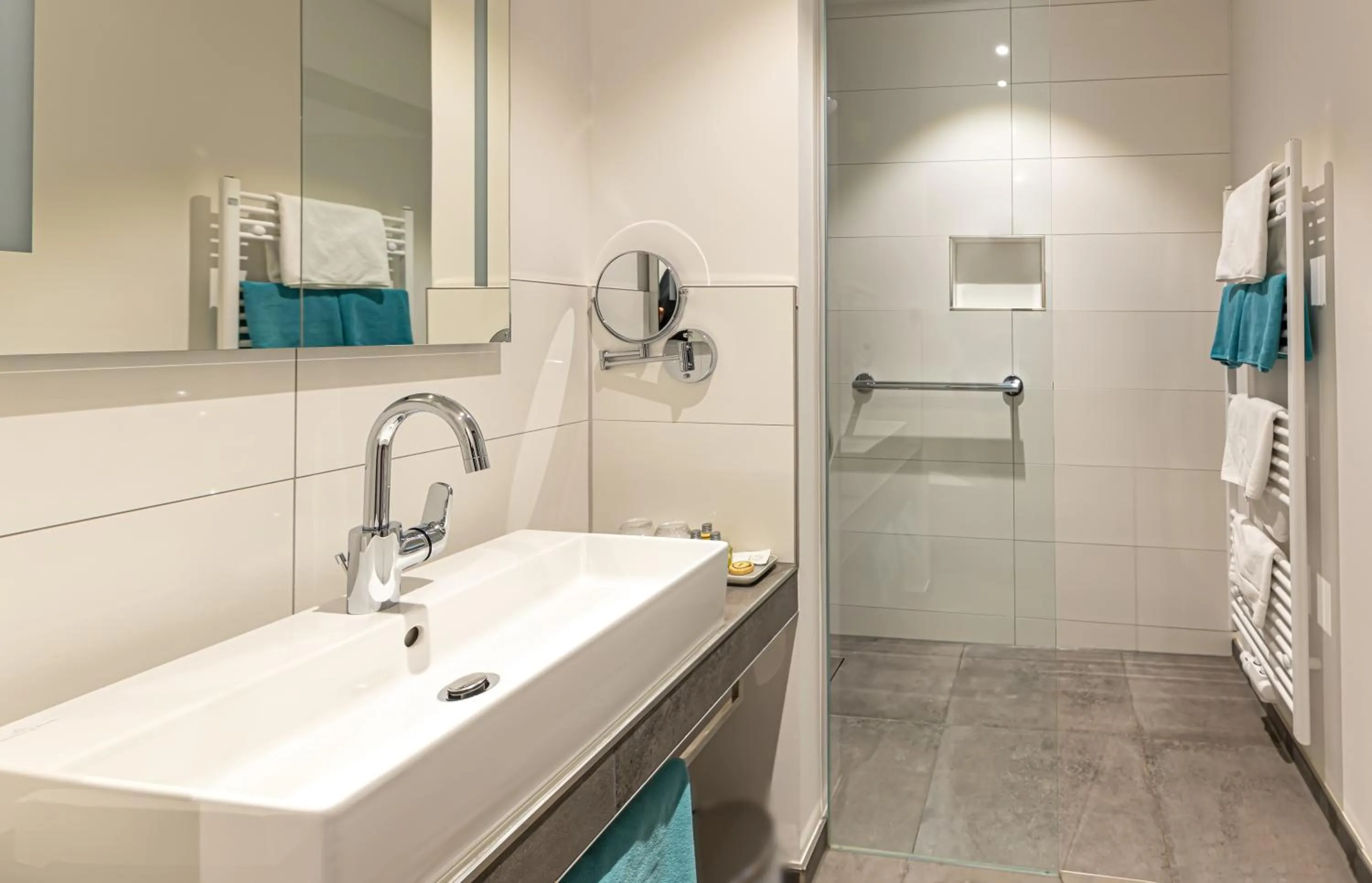 Shower in Romantik Hotel Landhaus Biewald