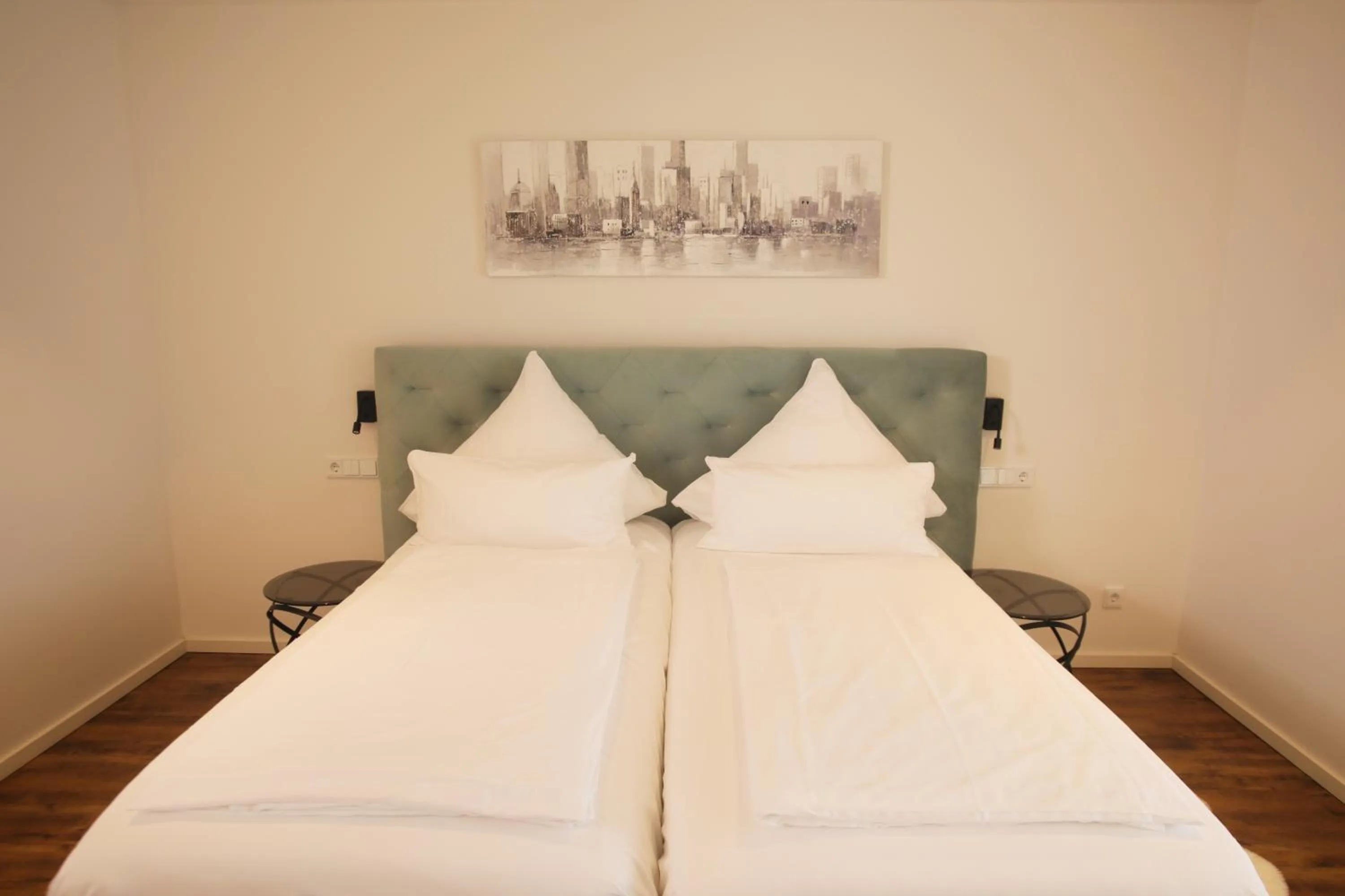 Bed in Romantik Hotel Landhaus Biewald