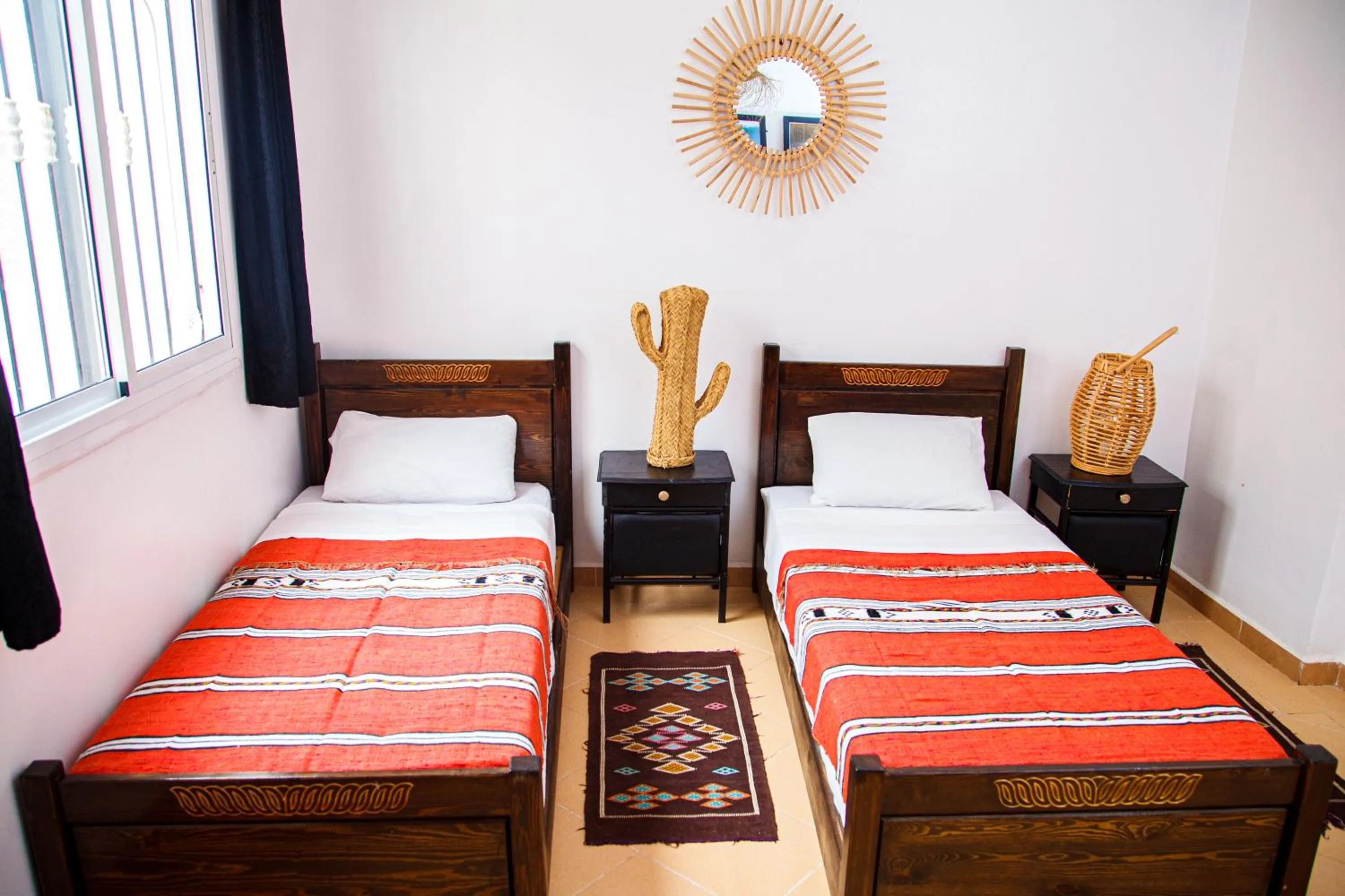 Bed in Hola Surf Morocco
