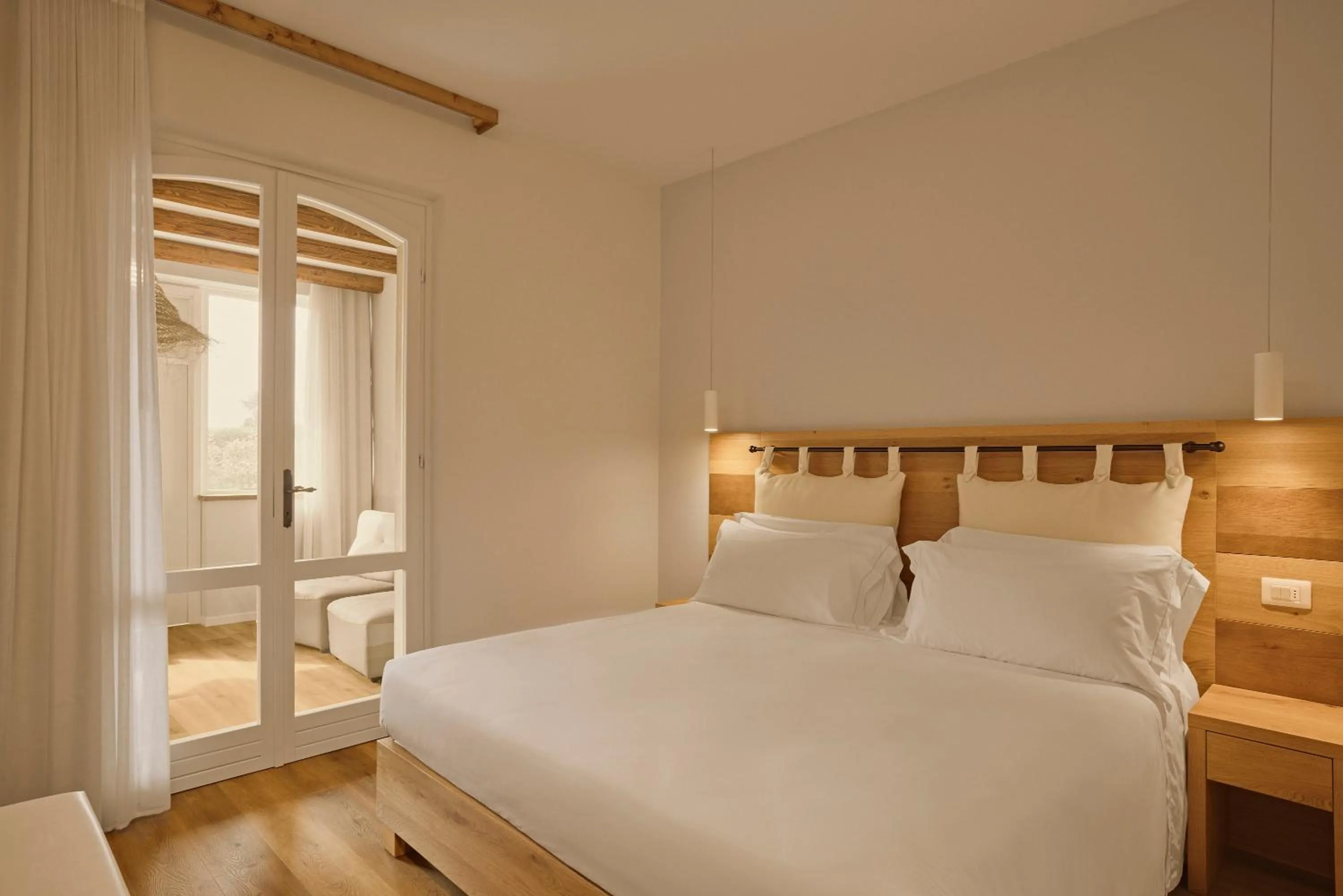 Bed in Hotel Le Mura