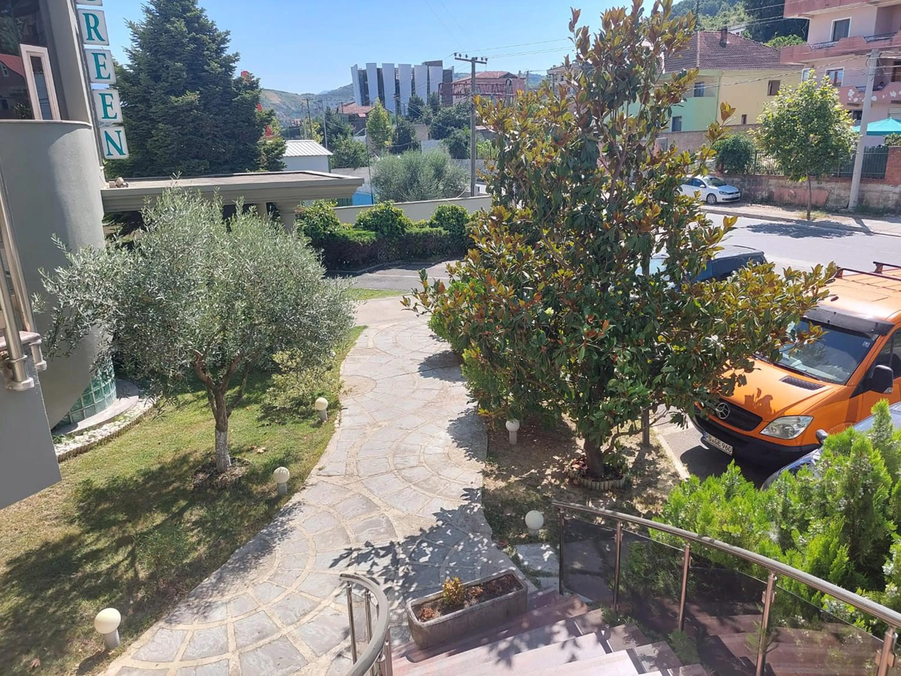 Garden view in Hotel Green