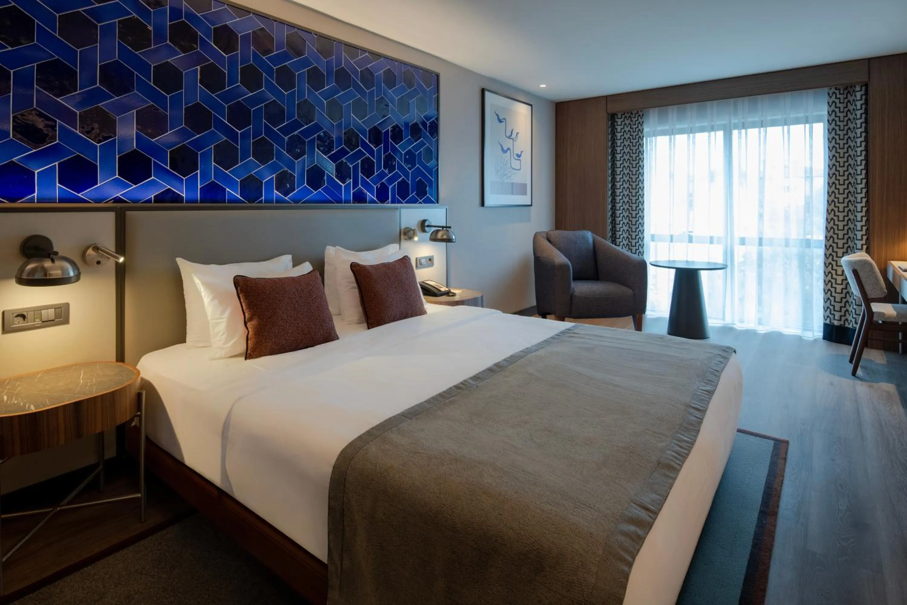 Bed in Mercure Istanbul Altunizade
