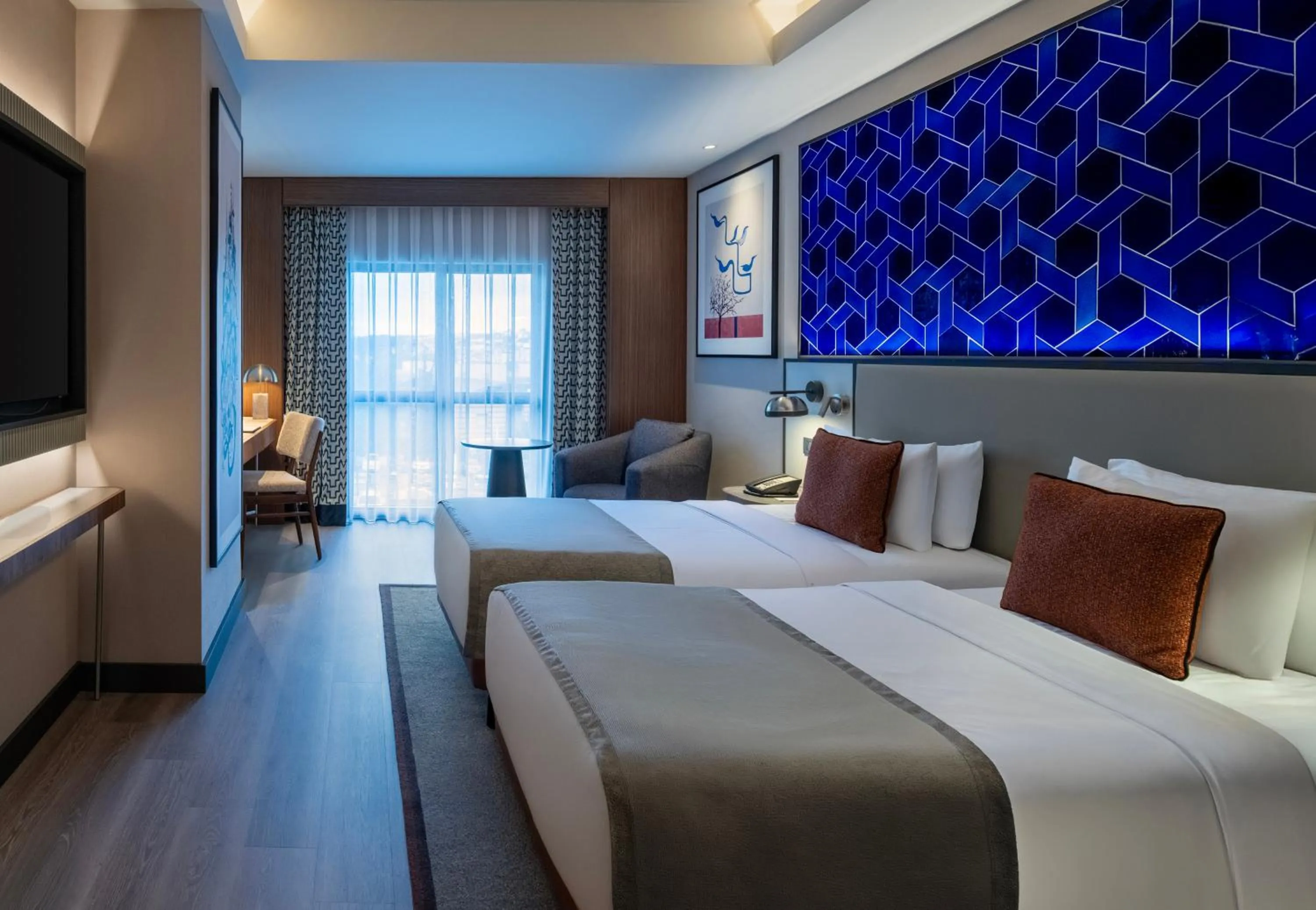 Bed in Mercure Istanbul Altunizade