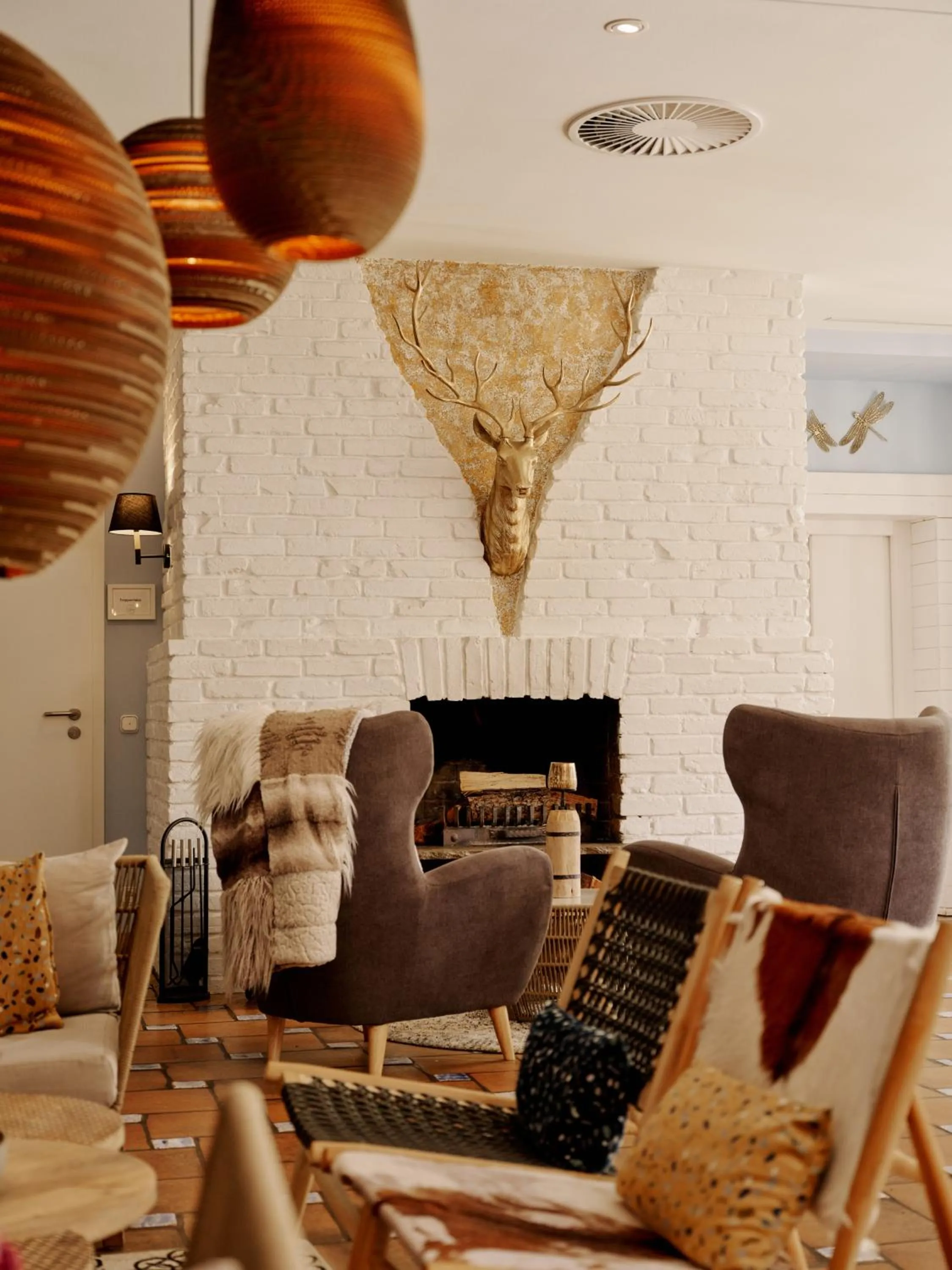 Lobby or reception in Seehotel Villago