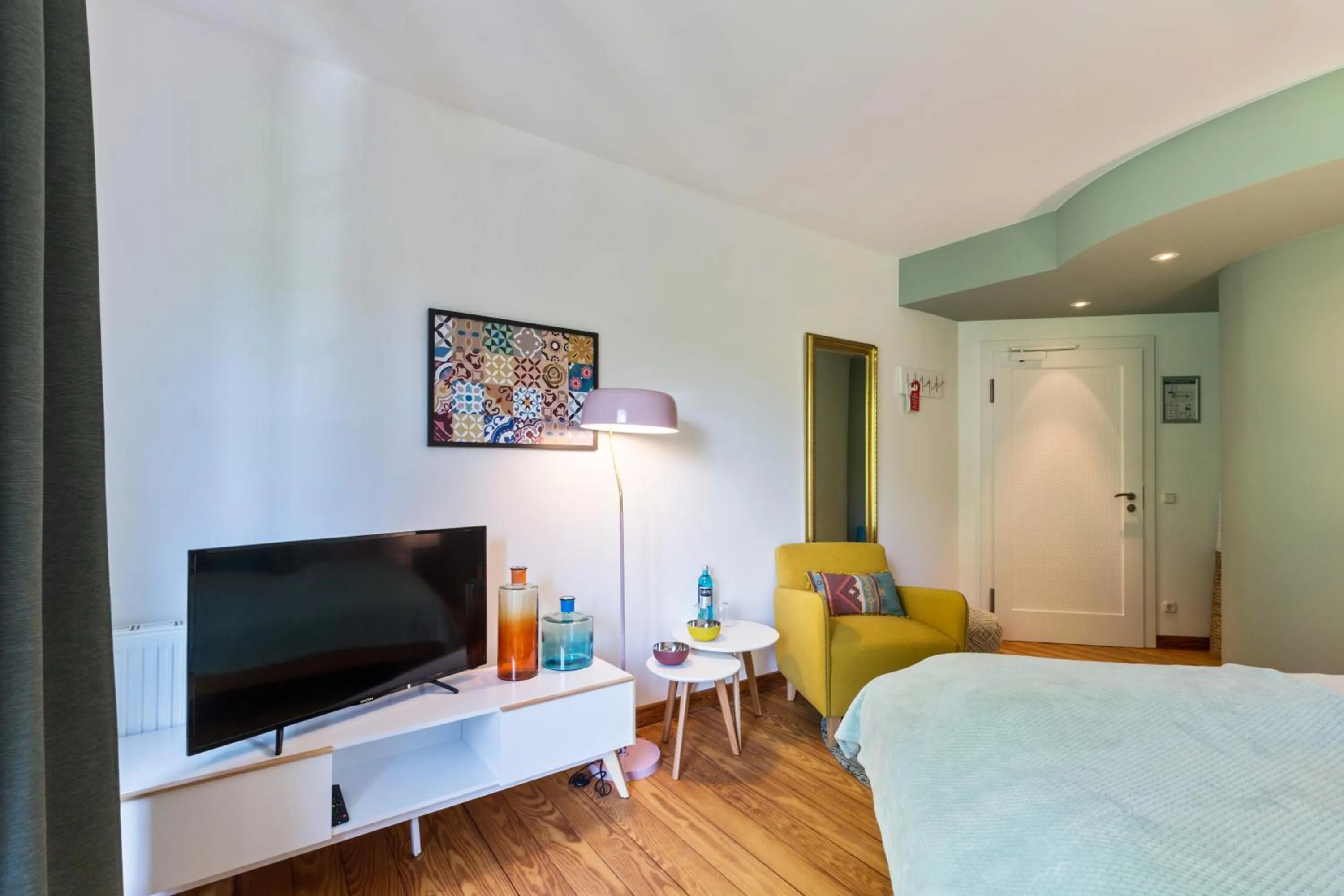 Bed in Seehotel Villago