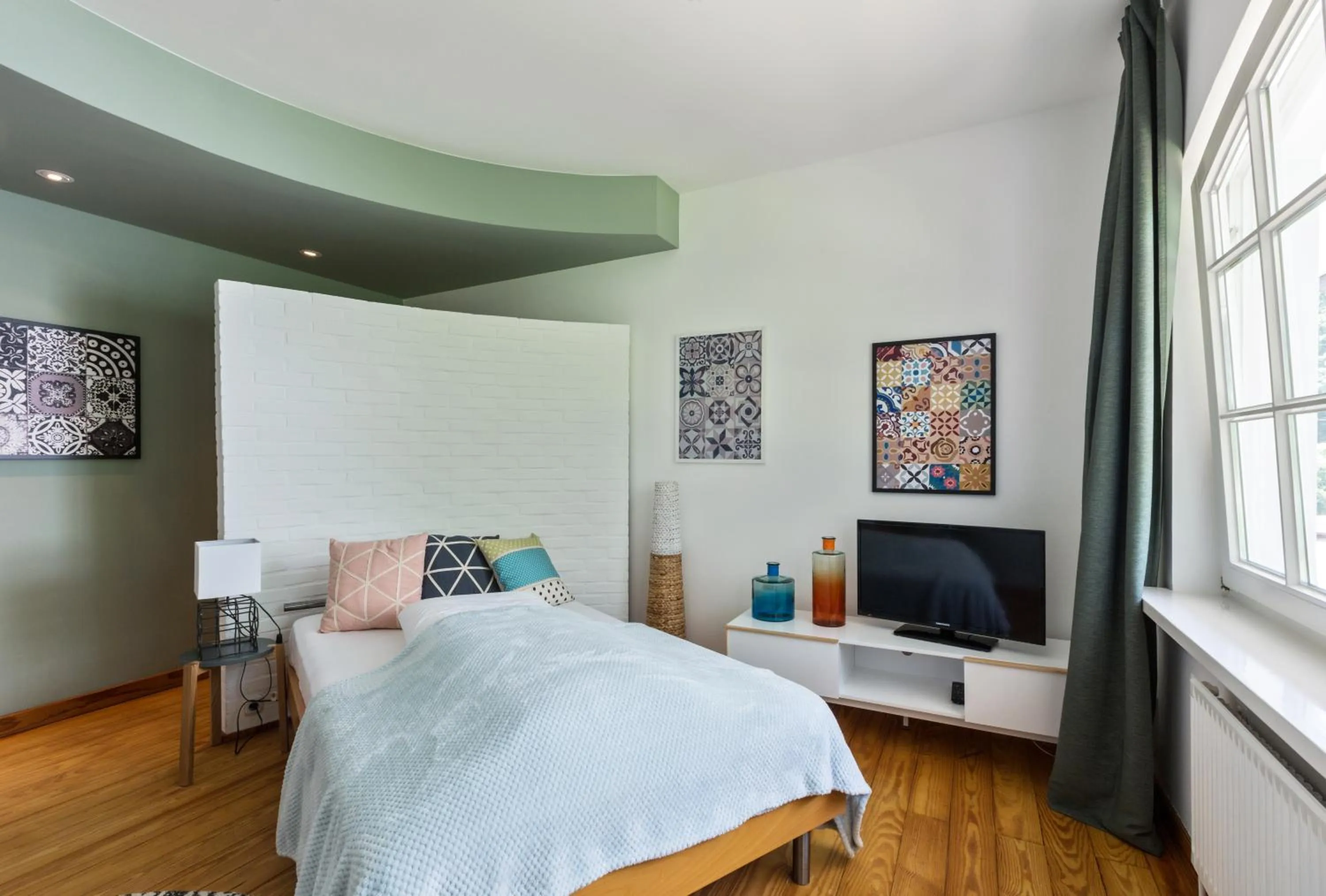 Bed in Seehotel Villago