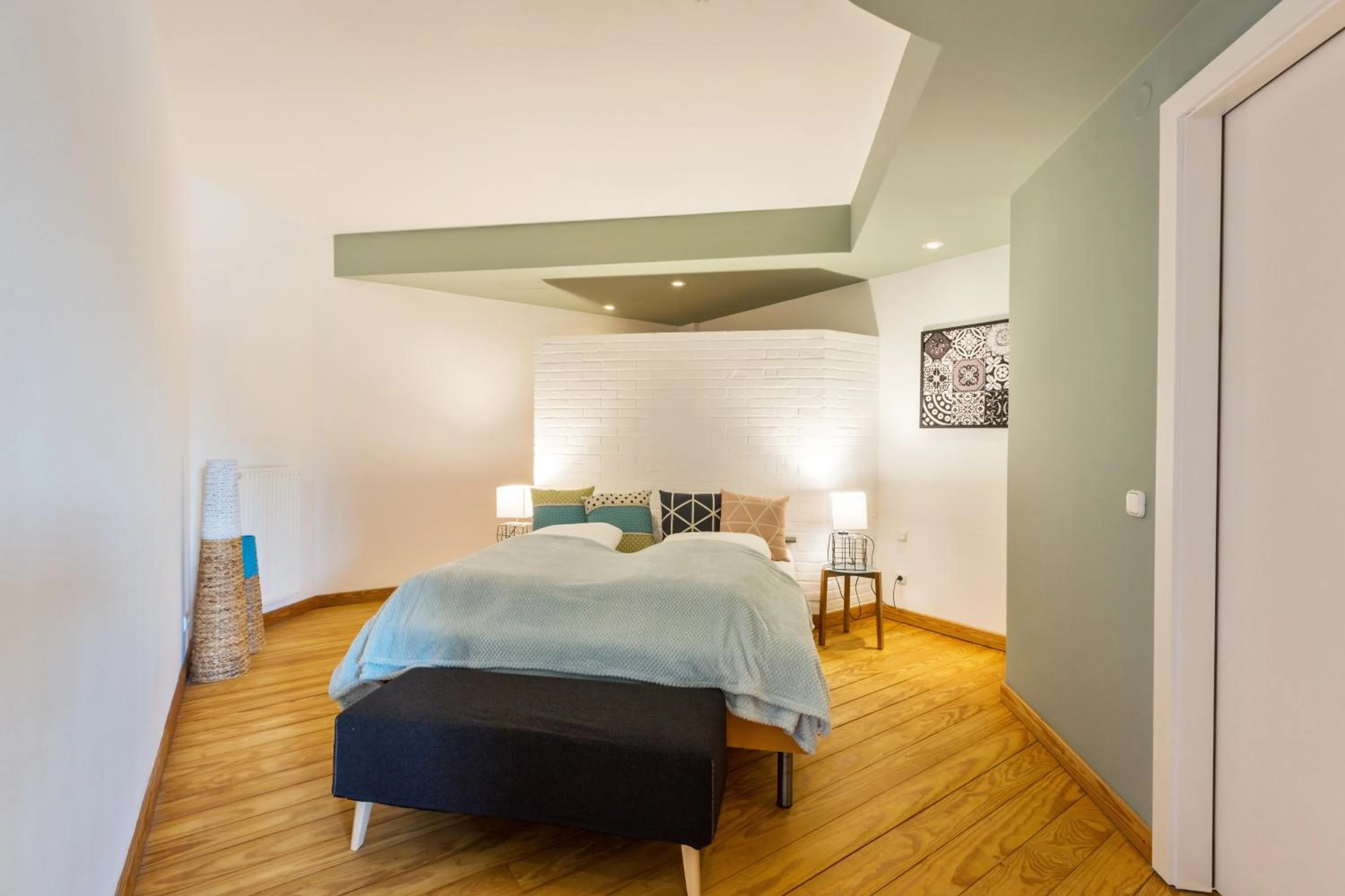 Bed in Seehotel Villago