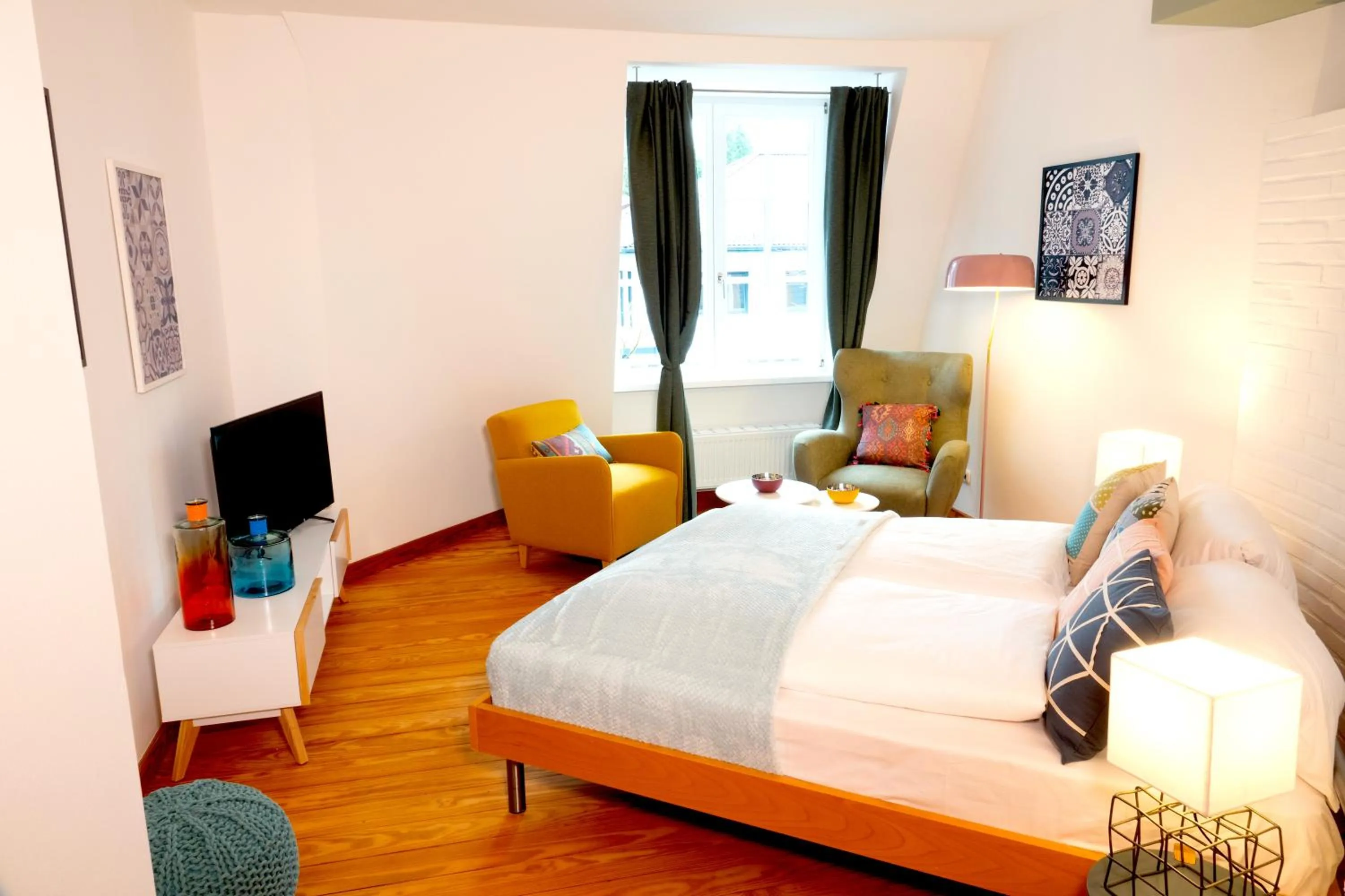 Bed in Seehotel Villago