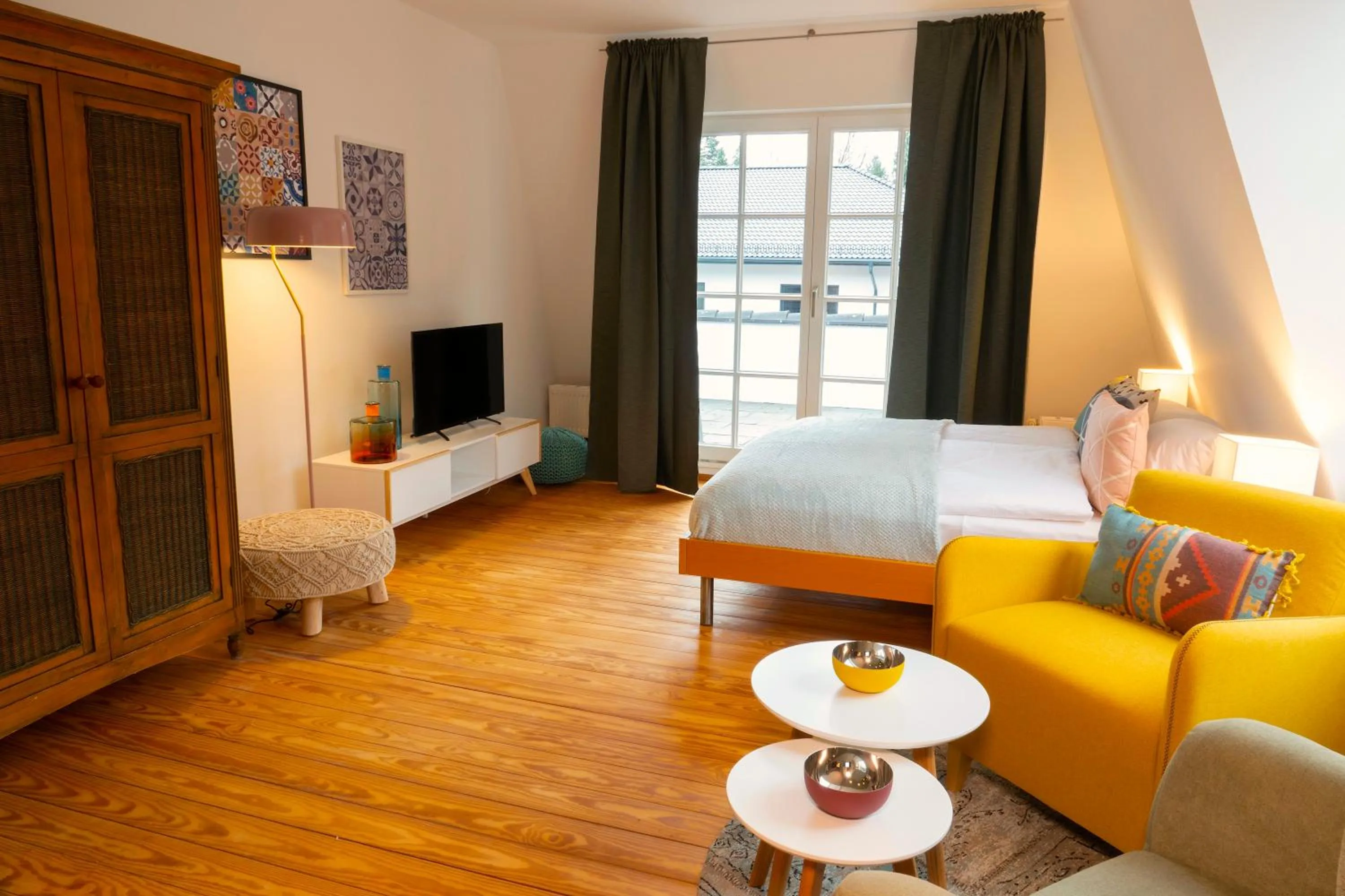 Bed in Seehotel Villago