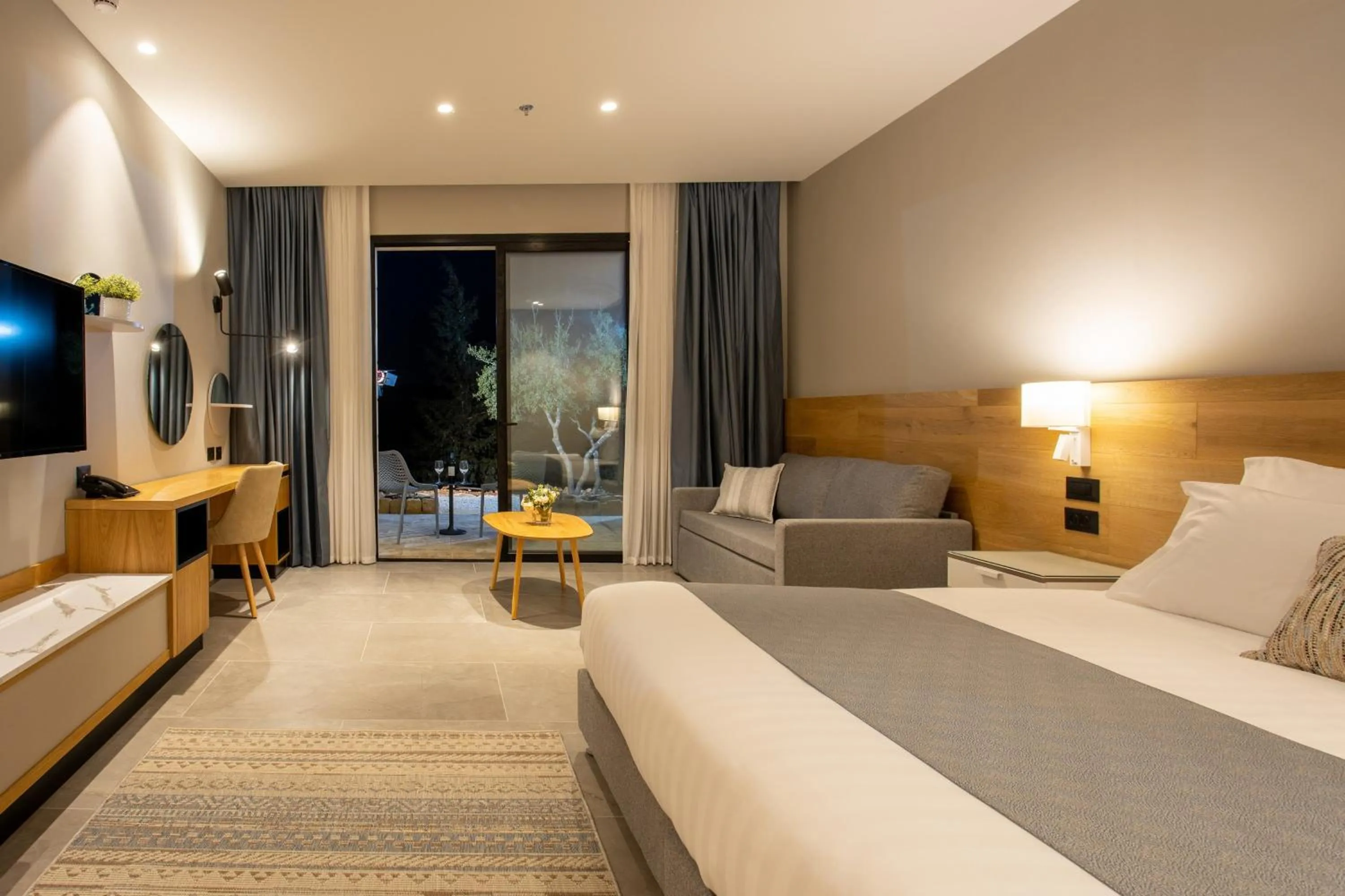 Photo of the whole room, Bed in Logos hotel in Yad Hashmona