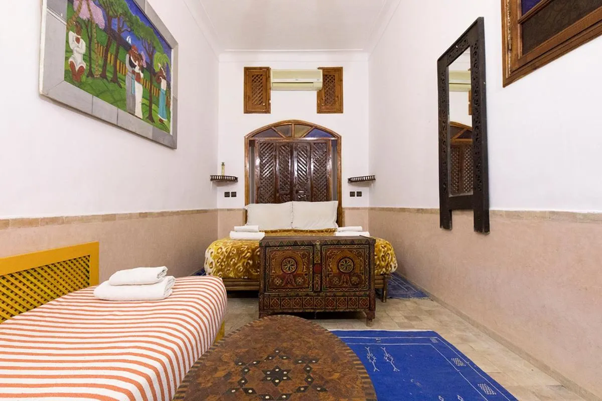 Bed in Riad Wardate Rita