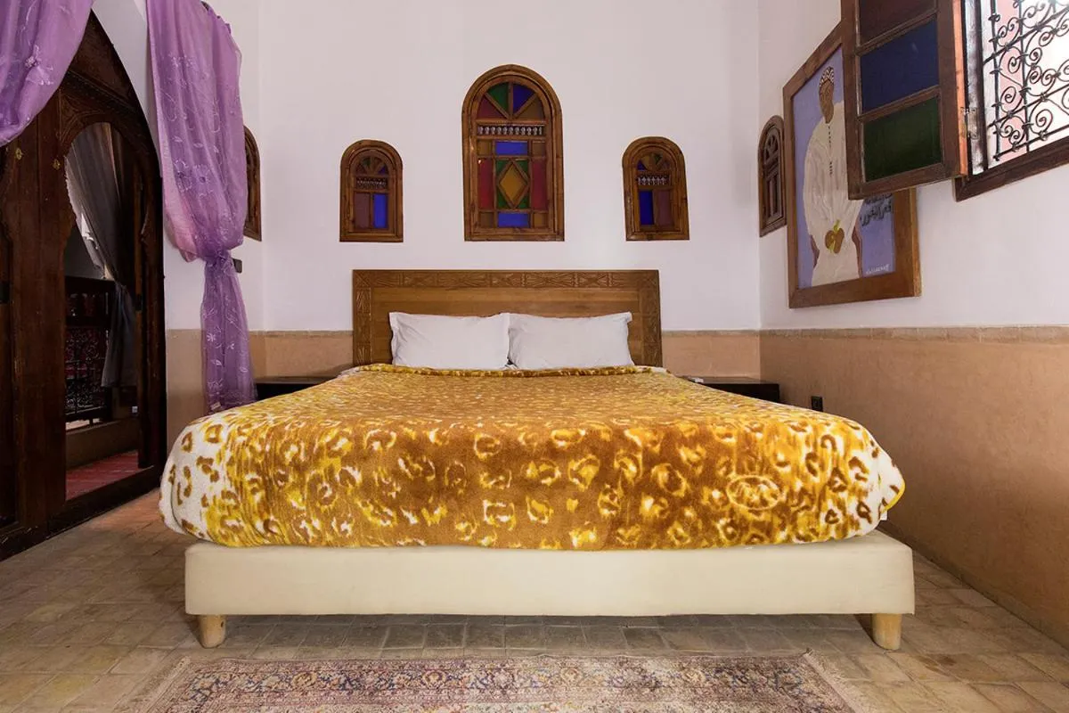 Bed in Riad Wardate Rita