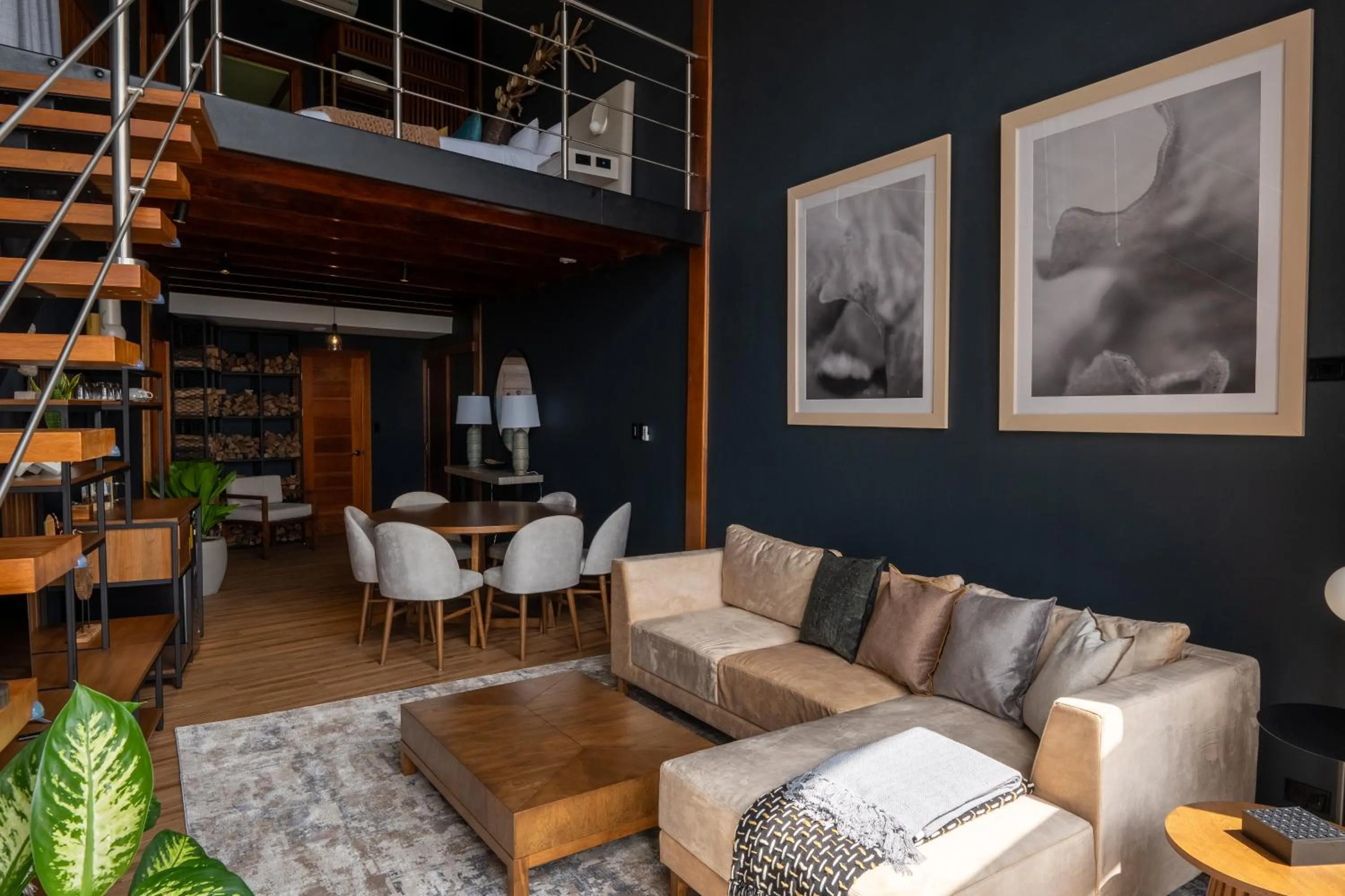 Living room in Koora Monteverde a Cloud Forest Hotel by Sandglass