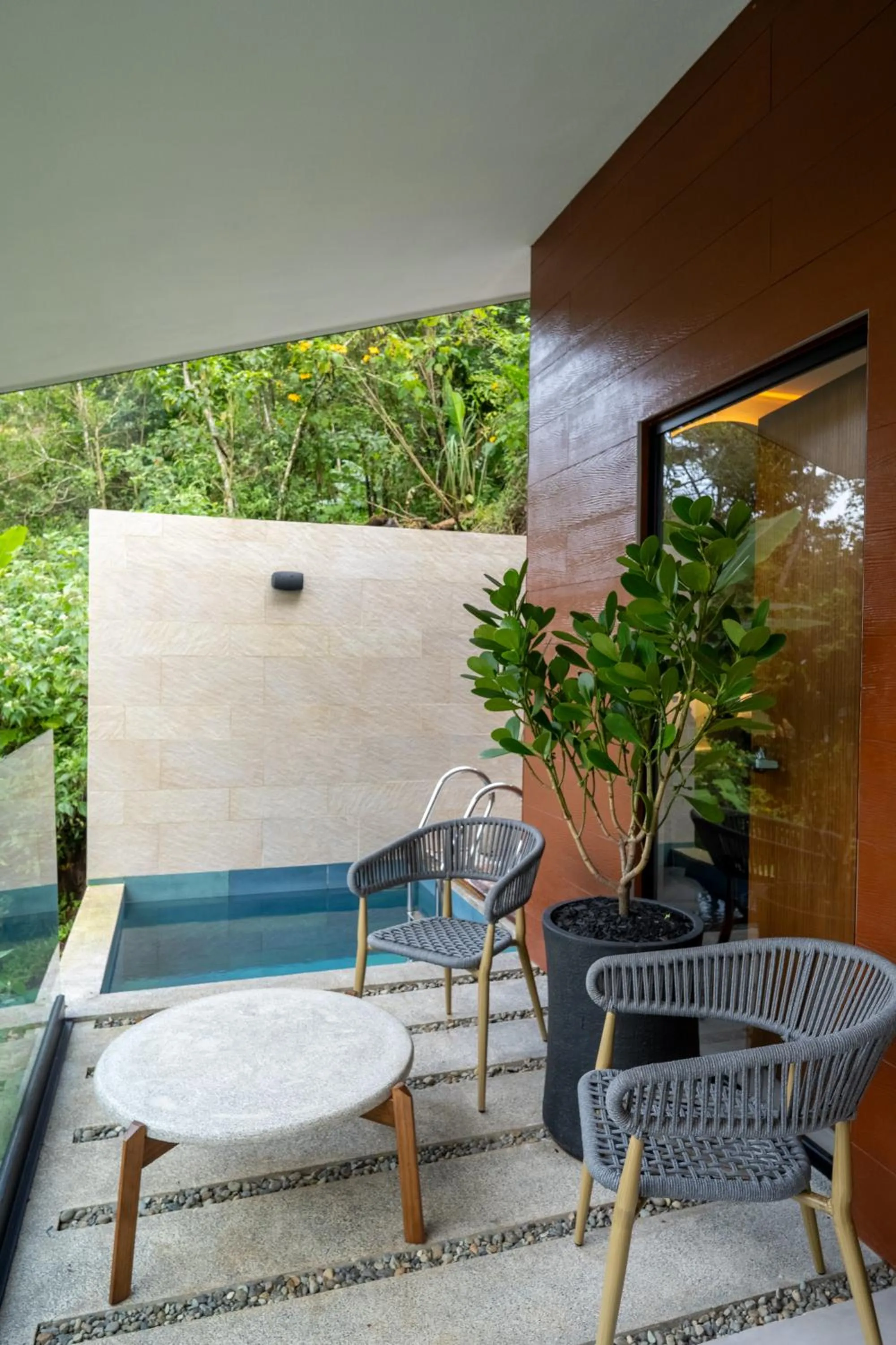 Patio in Koora Monteverde a Cloud Forest Hotel by Sandglass