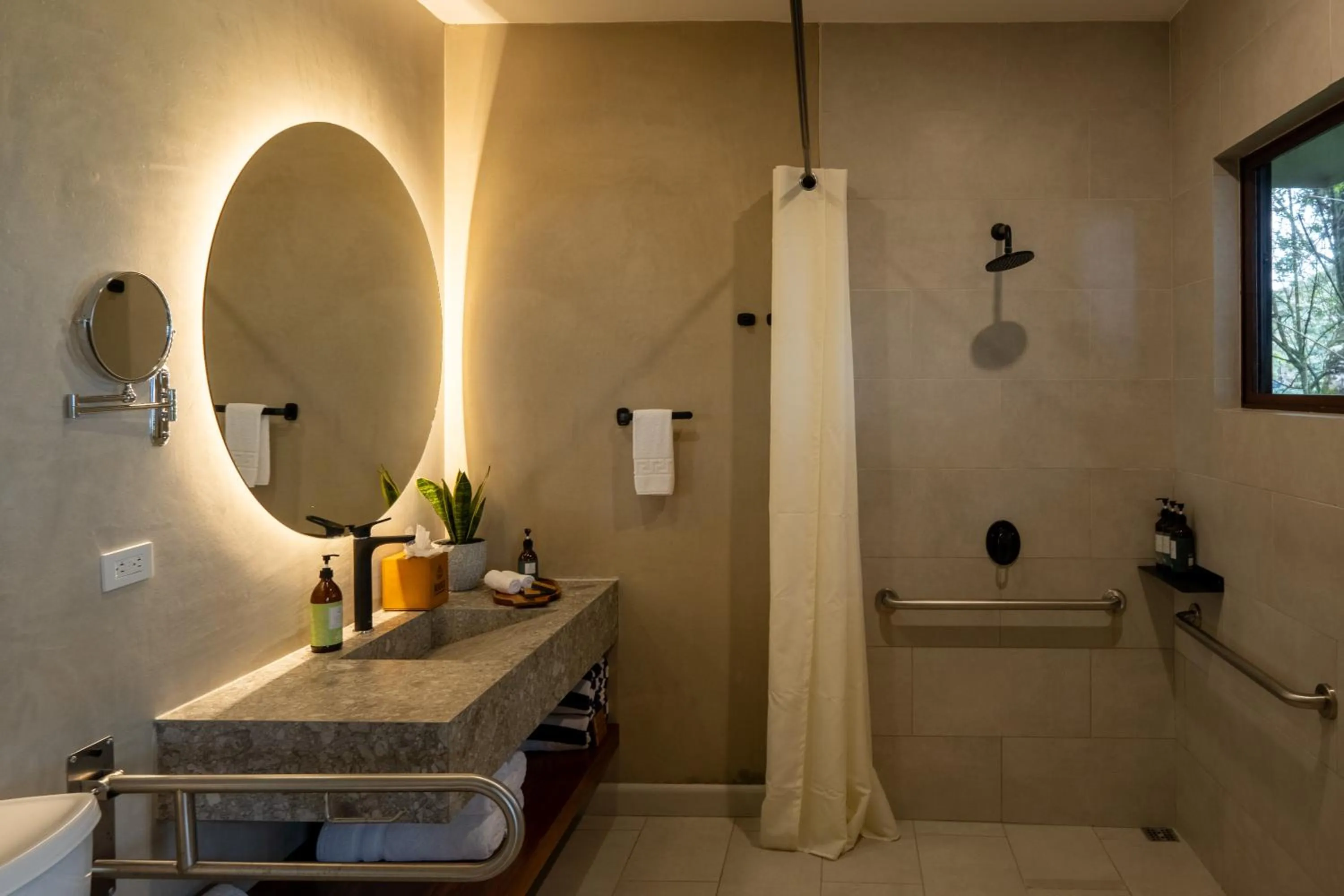 Shower in Koora Monteverde a Cloud Forest Hotel by Sandglass