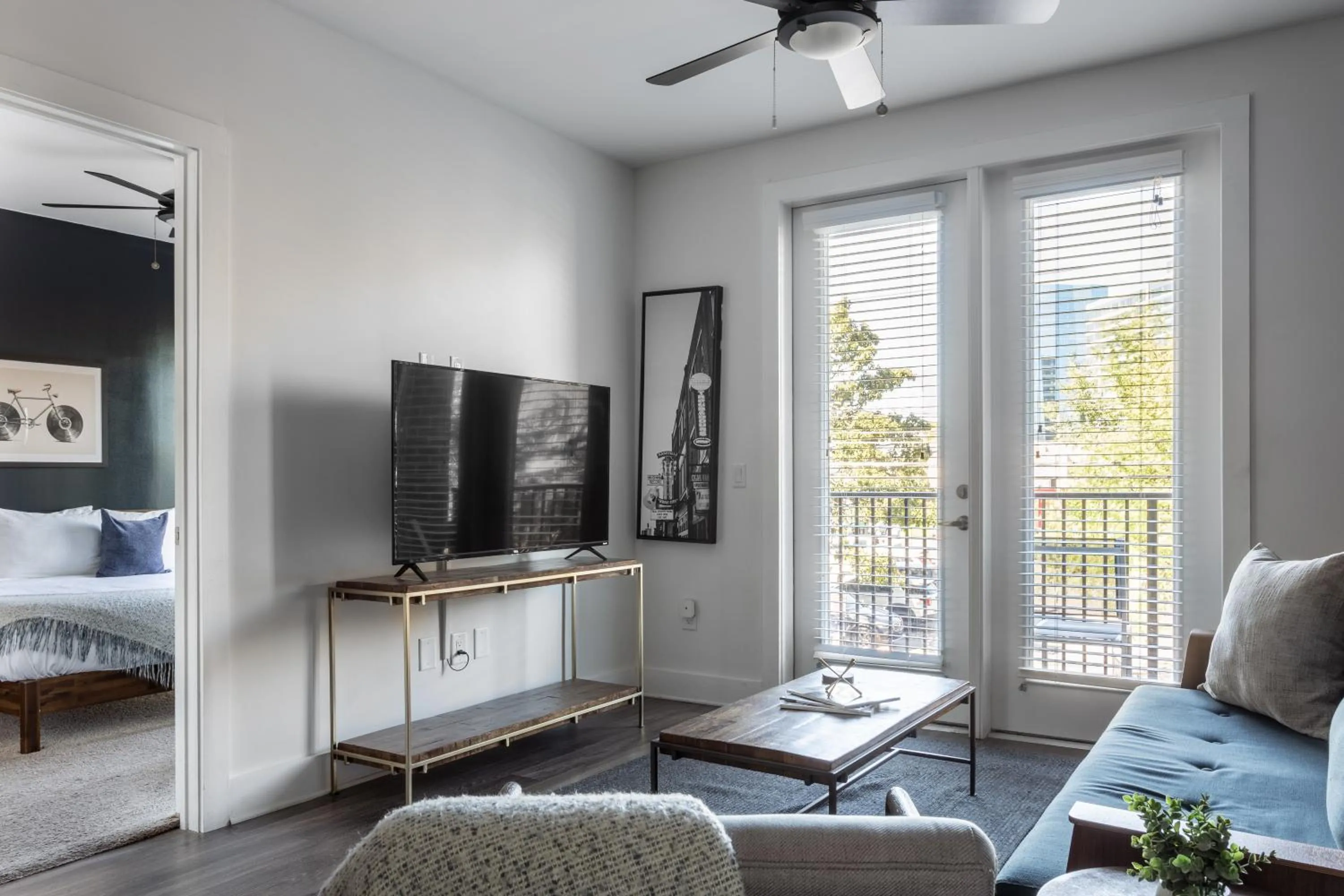 Living room in Mint House Nashville - Music Row