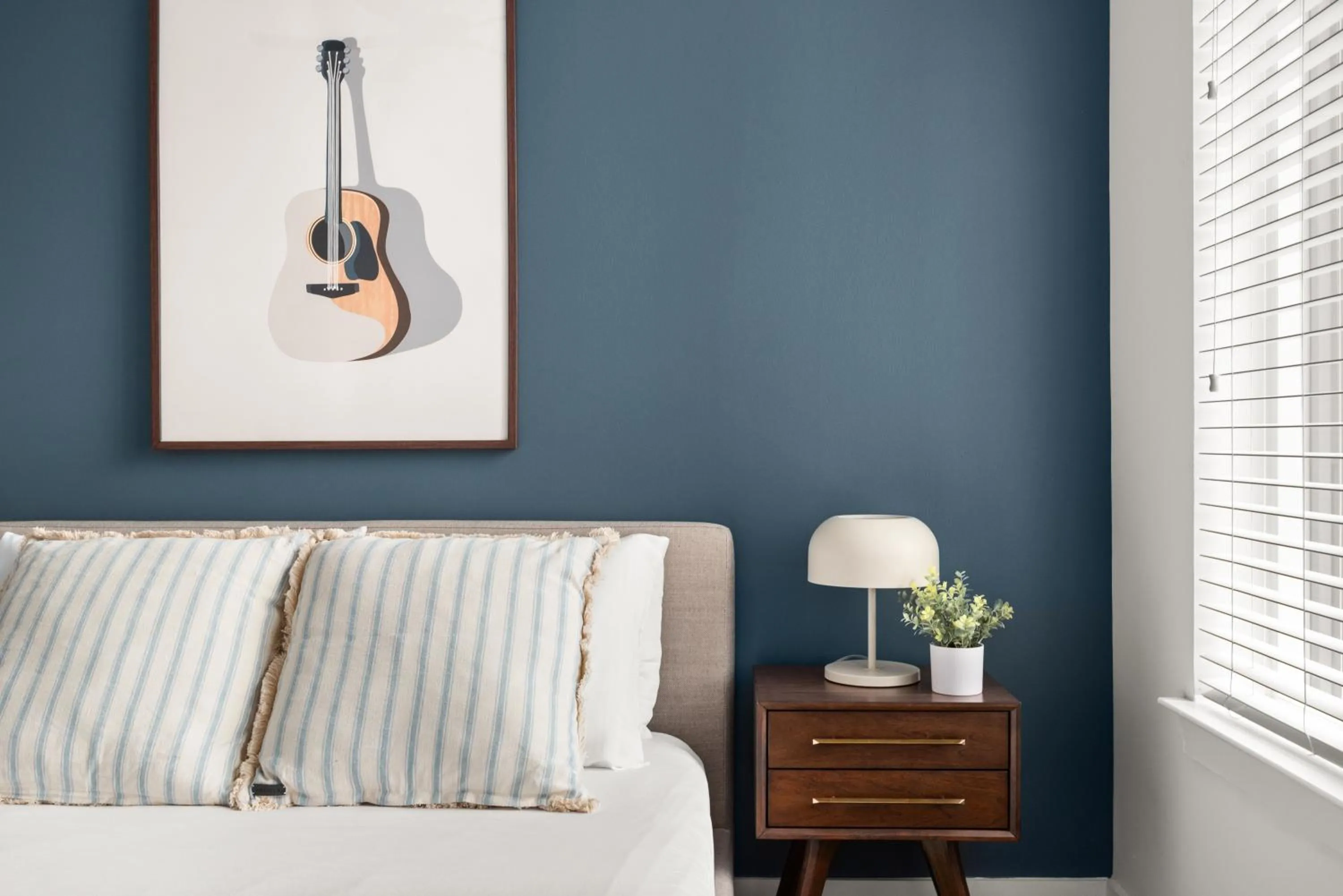 Bedroom, Bed in Mint House Nashville - Music Row