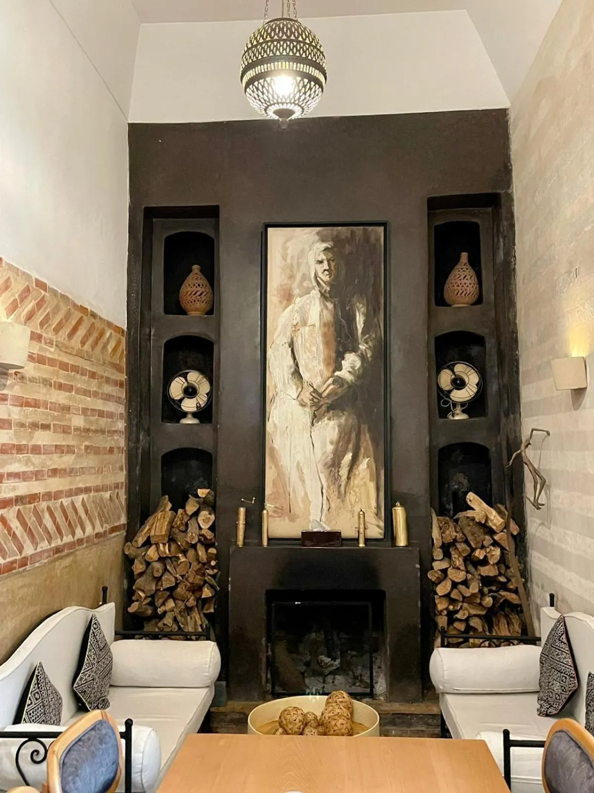 Living room in Riad Magellan Yoga and Spa