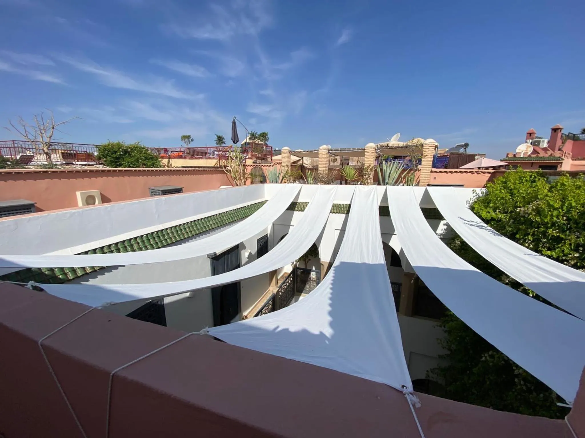 Patio in Riad Magellan Yoga and Spa