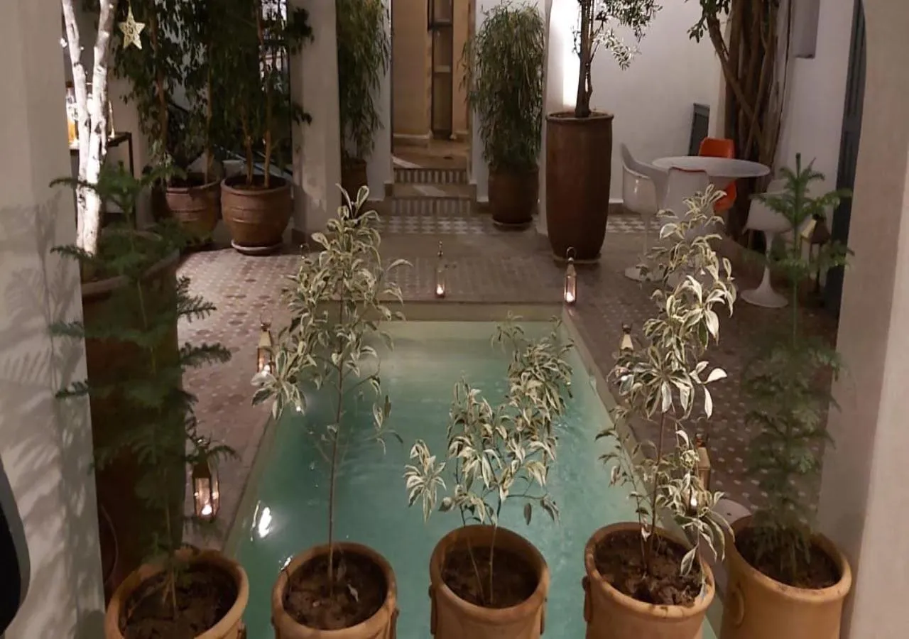Swimming pool in Riad Magellan Yoga and Spa