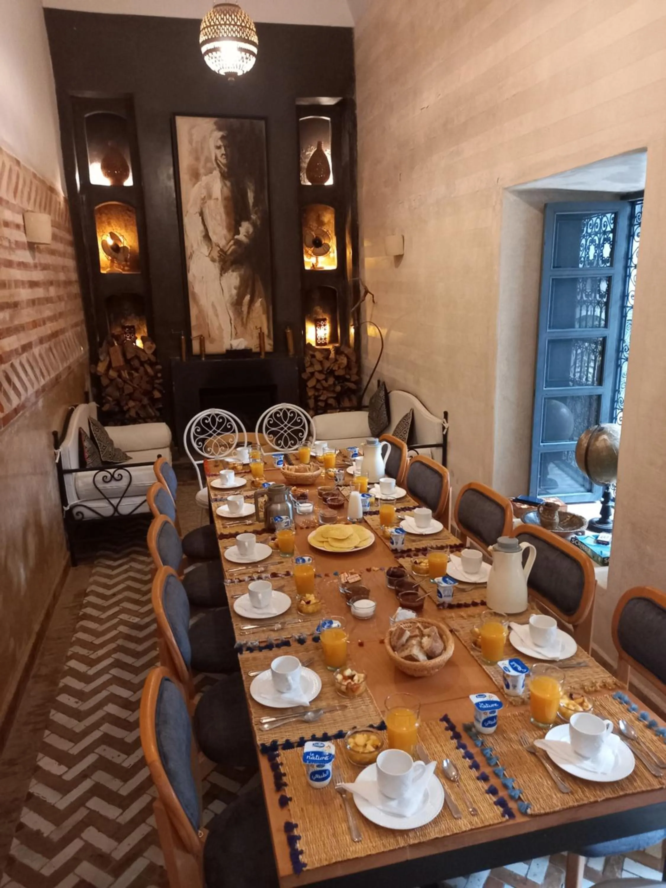 Living room in Riad Magellan Yoga and Spa