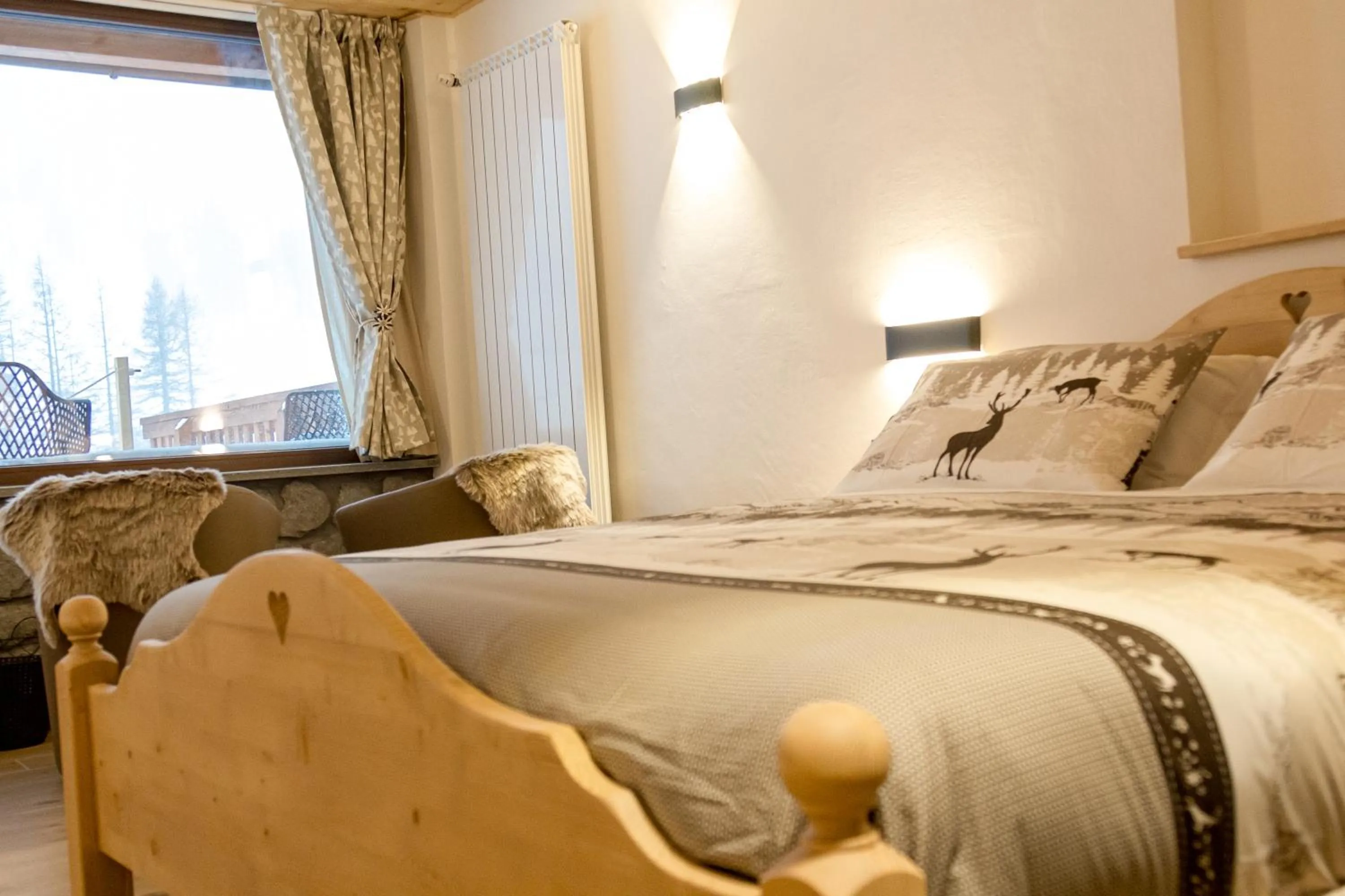 Bed in Hotel Al Foiron