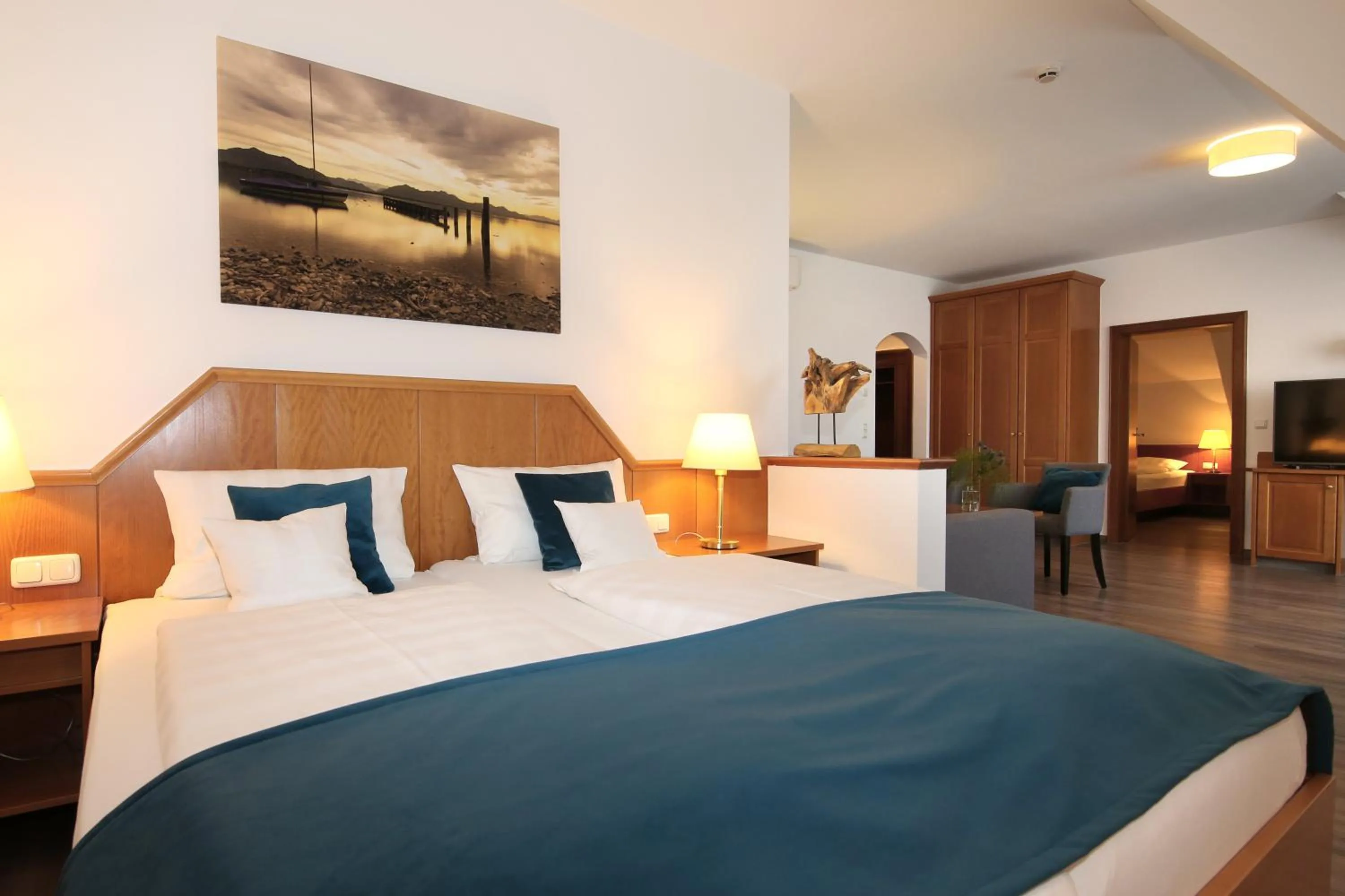 Bed in Gasthof zur Post Oberwirt