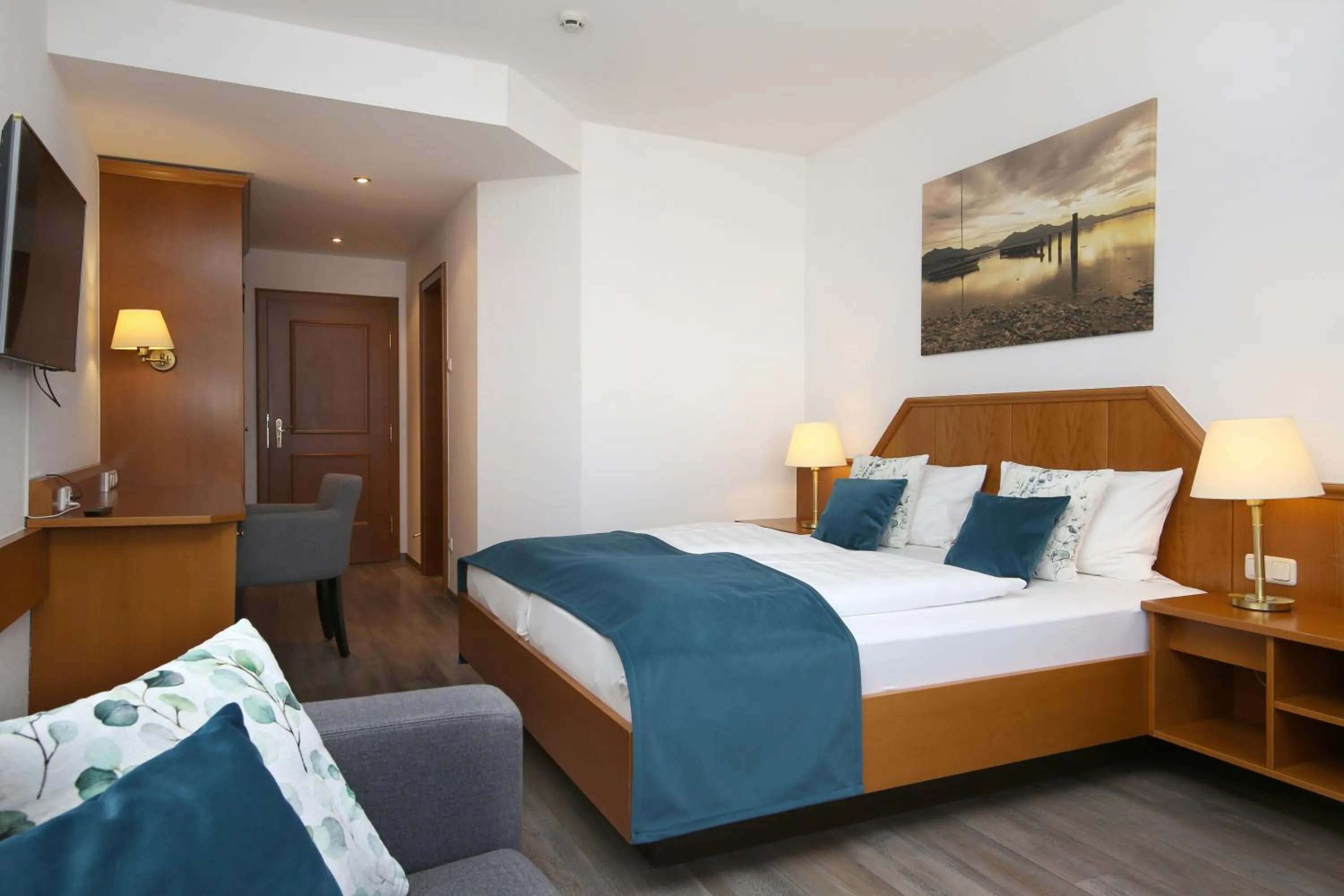Bed in Gasthof zur Post Oberwirt