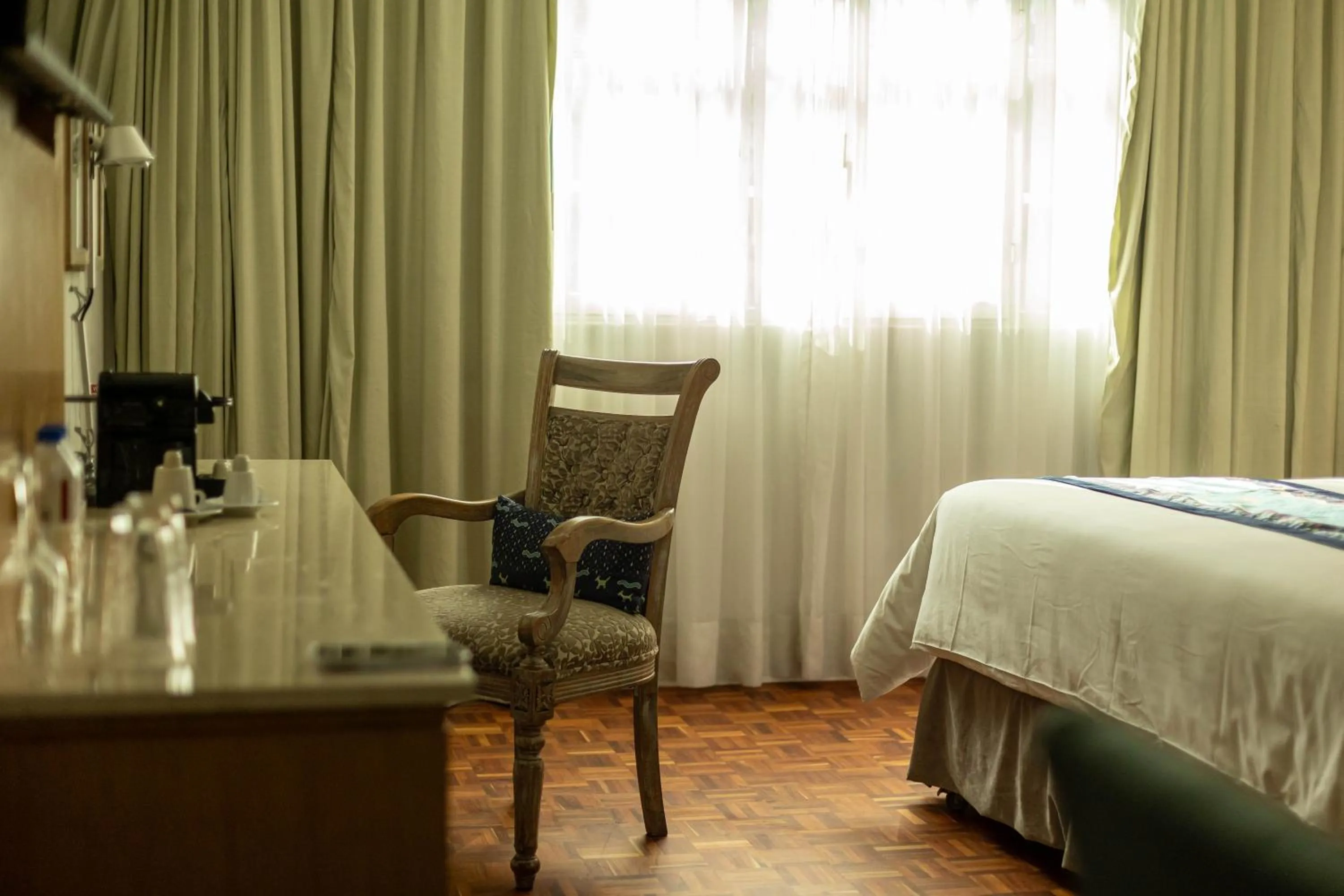 Coffee/tea facilities, Bed in Maria Condesa