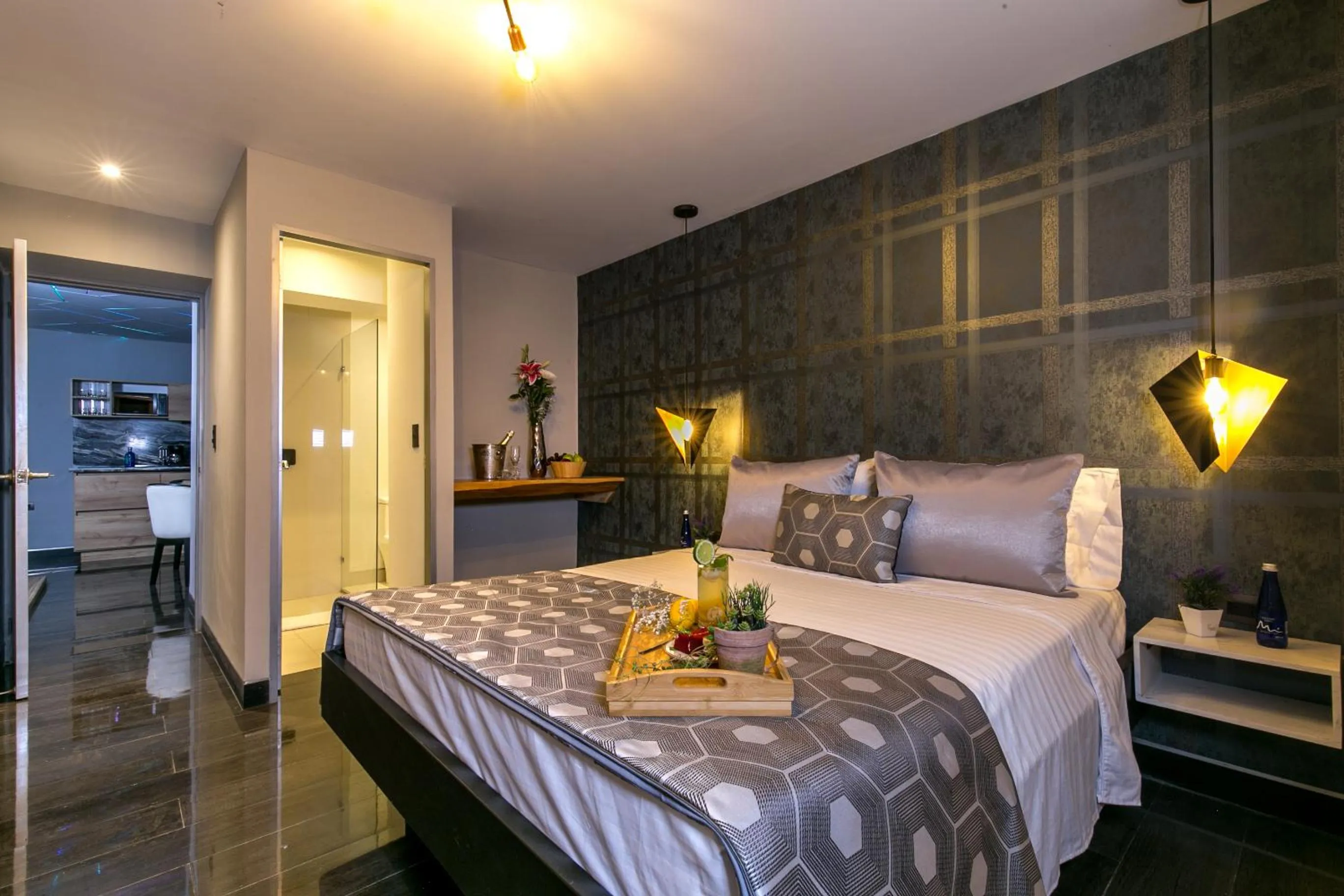 Bed in Provenza Lofts