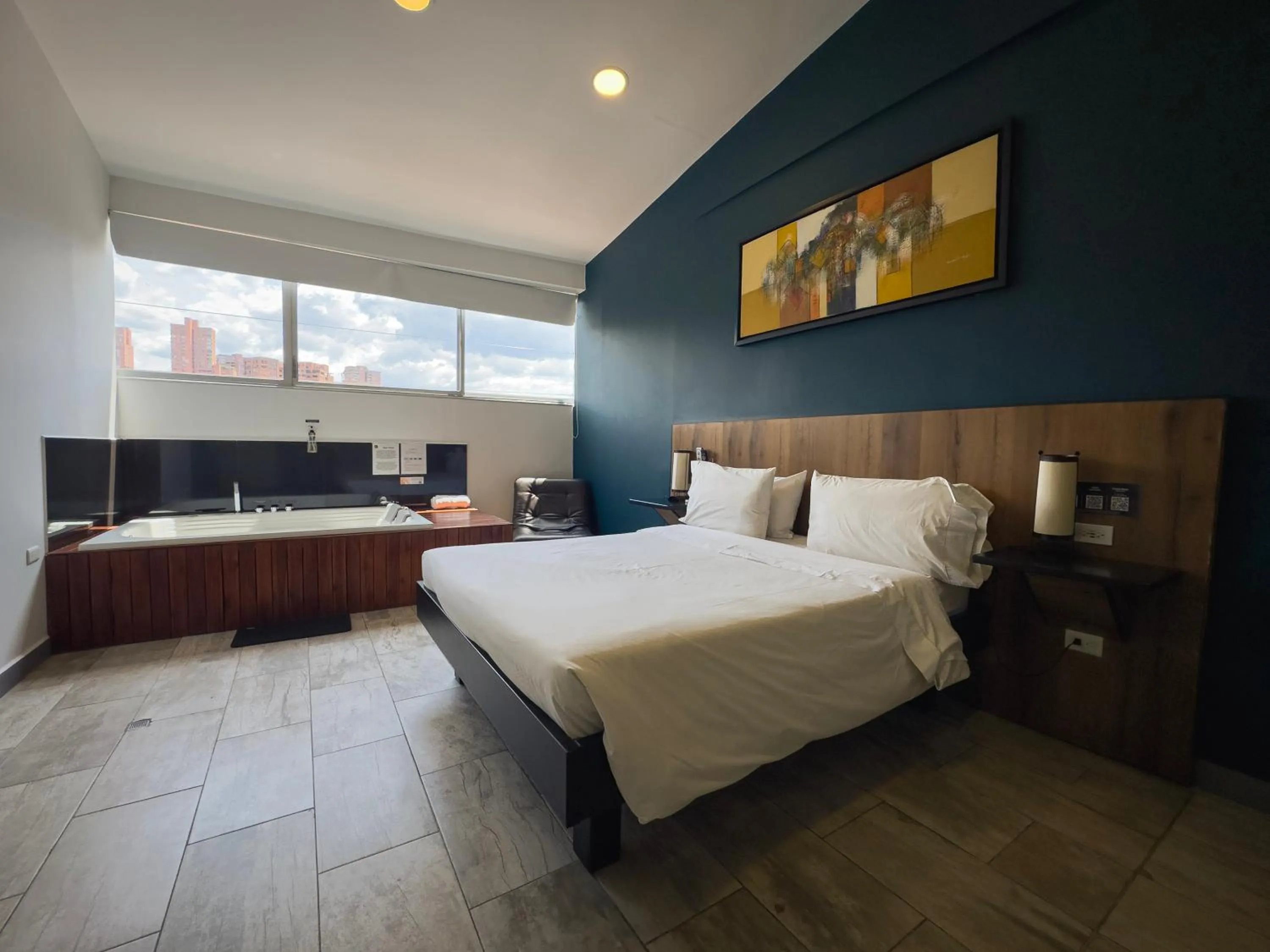 Bed in Provenza Lofts