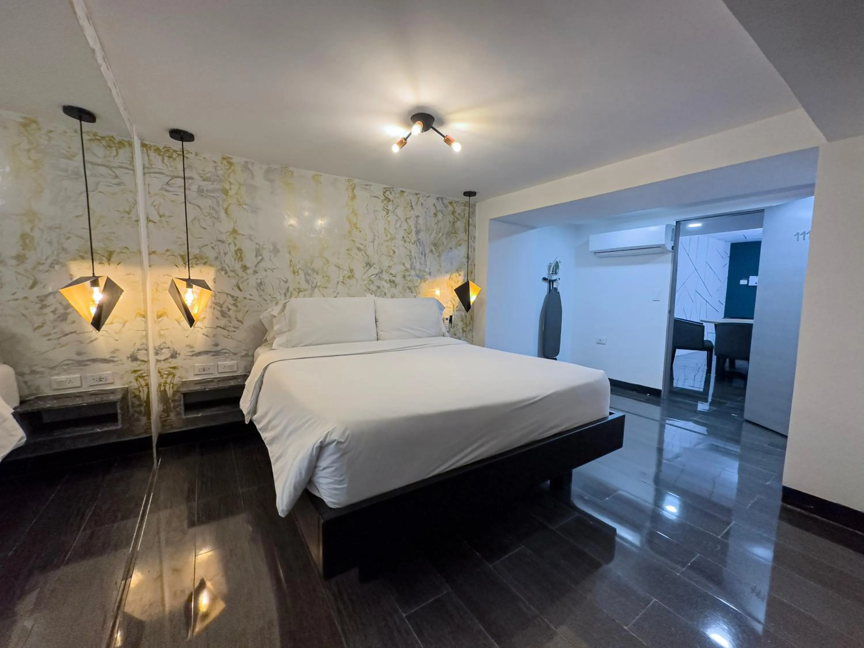 Bed in Provenza Lofts