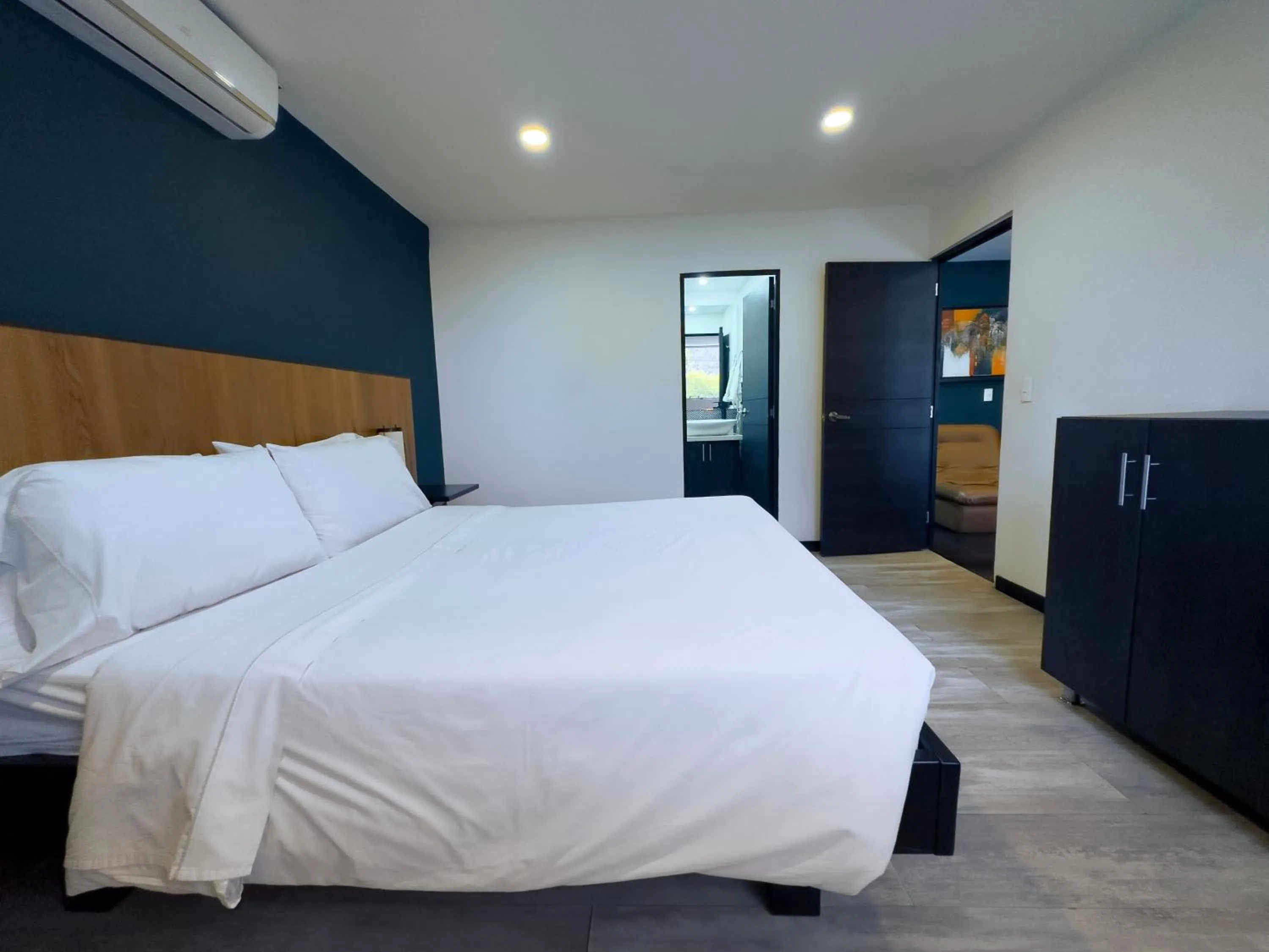 Bed in Provenza Lofts