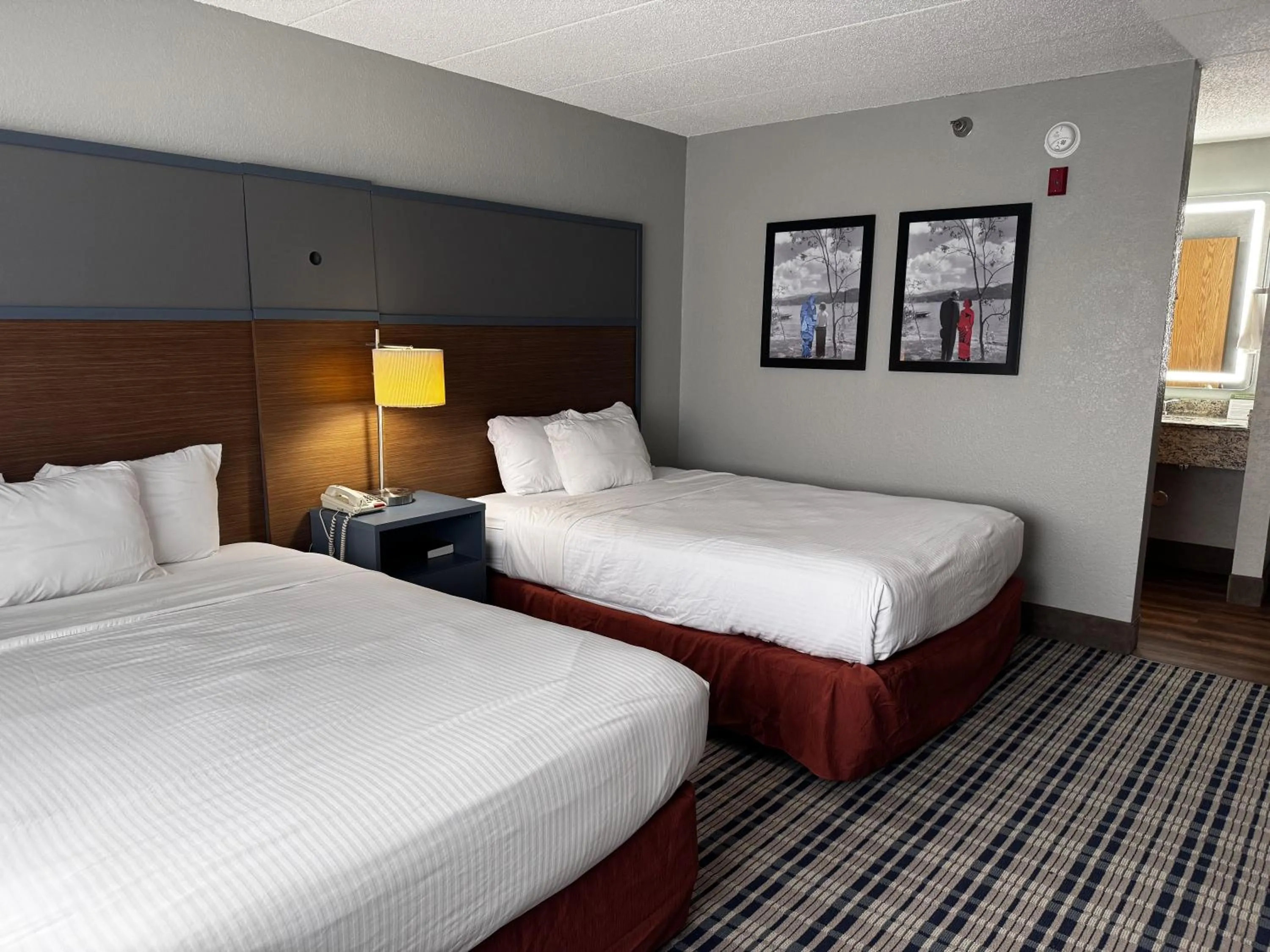 Day, Bed in AmericInn by Wyndham White Bear Lake St. Paul