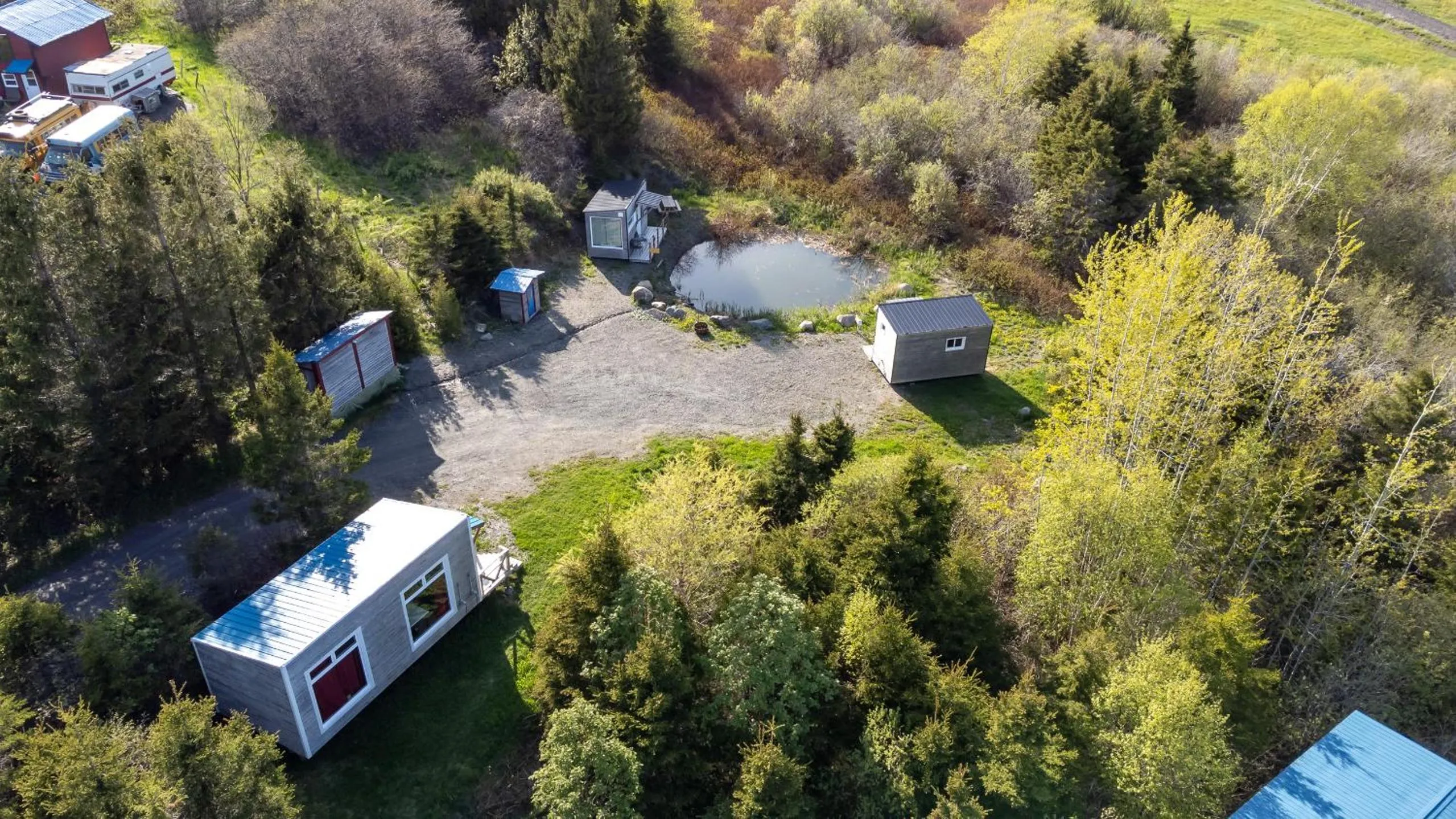 Bird's eye view in Auberge/Chalet Griffon Aventure