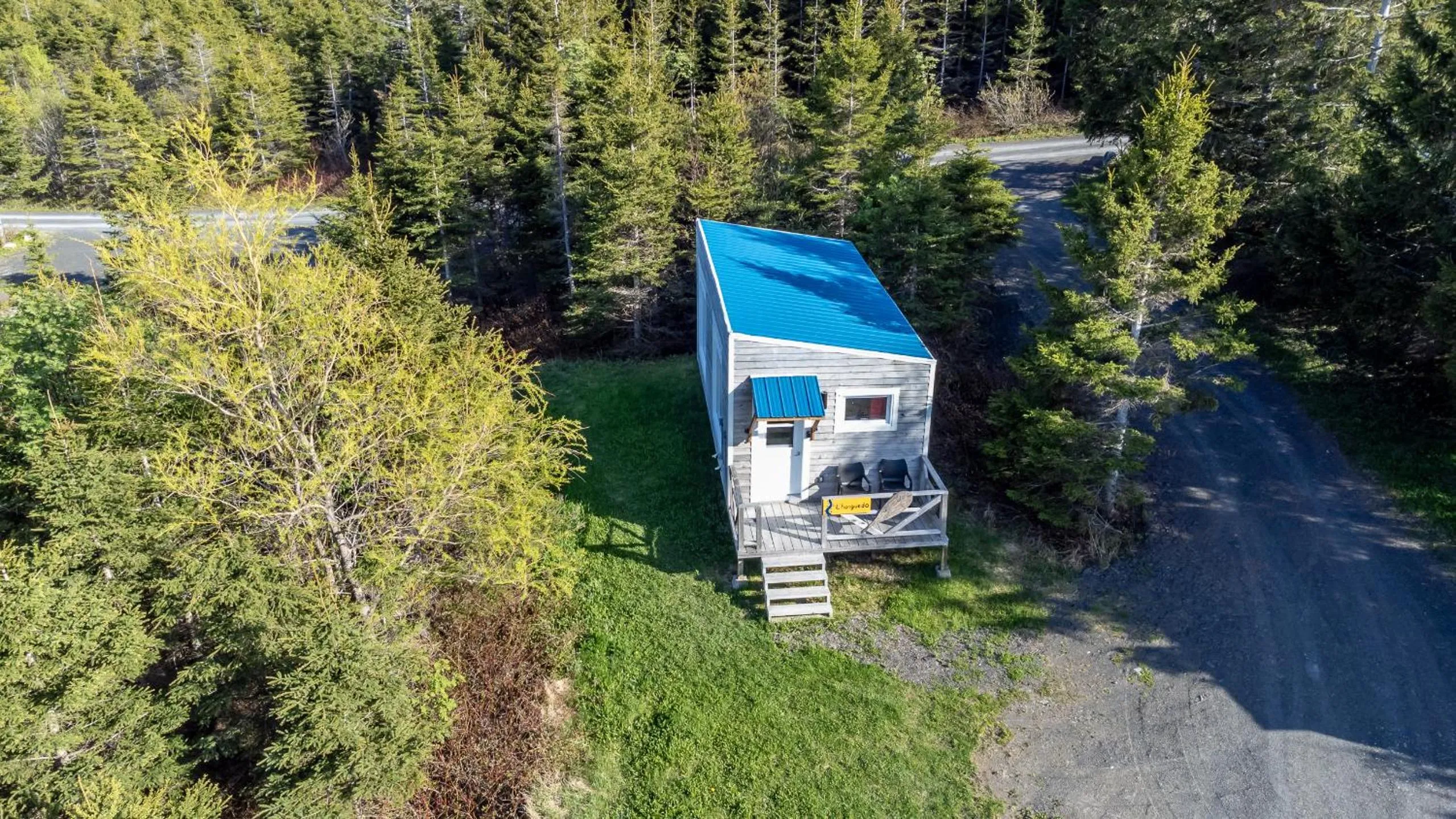 Bird's eye view in Auberge/Chalet Griffon Aventure