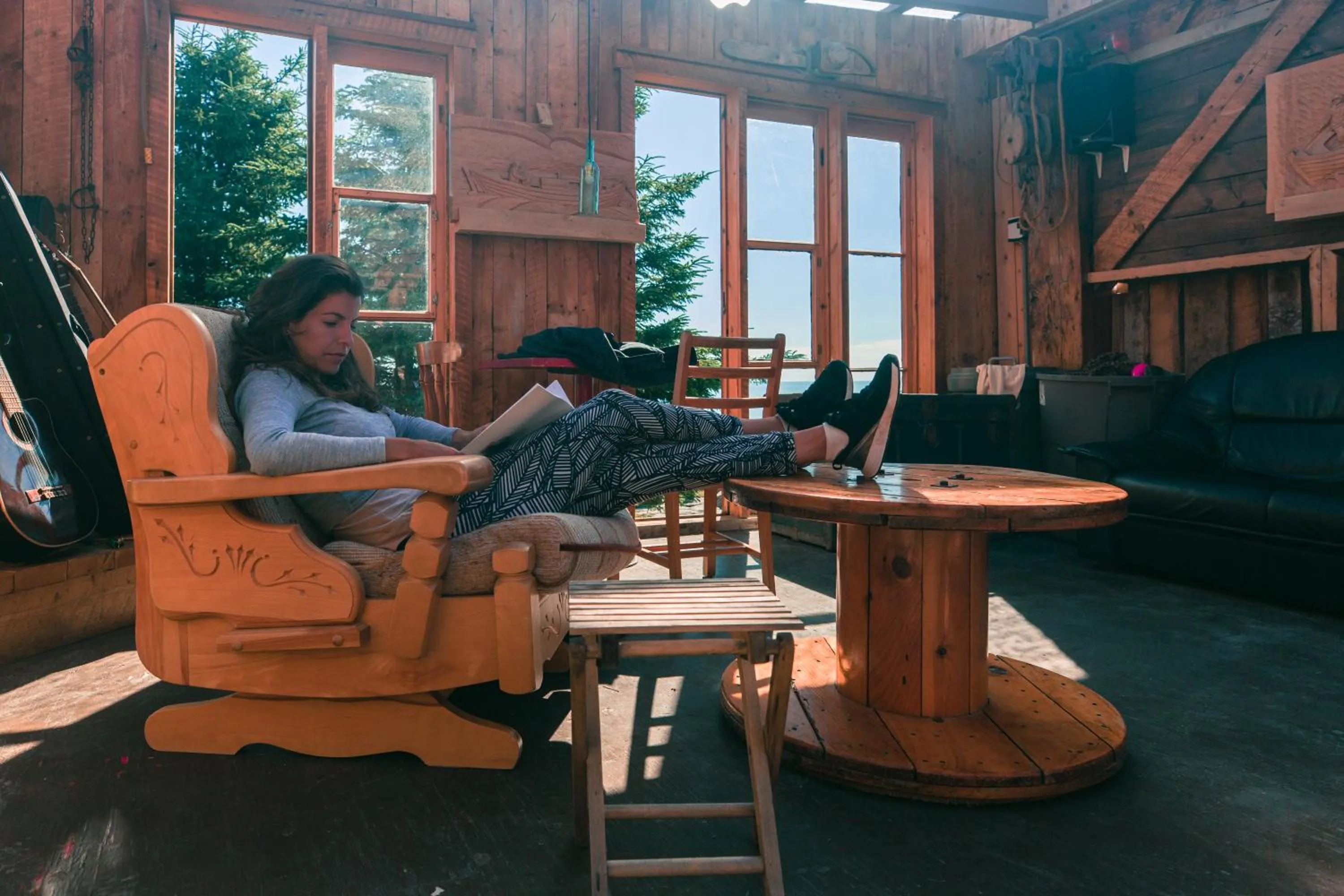 Living room in Auberge/Chalet Griffon Aventure