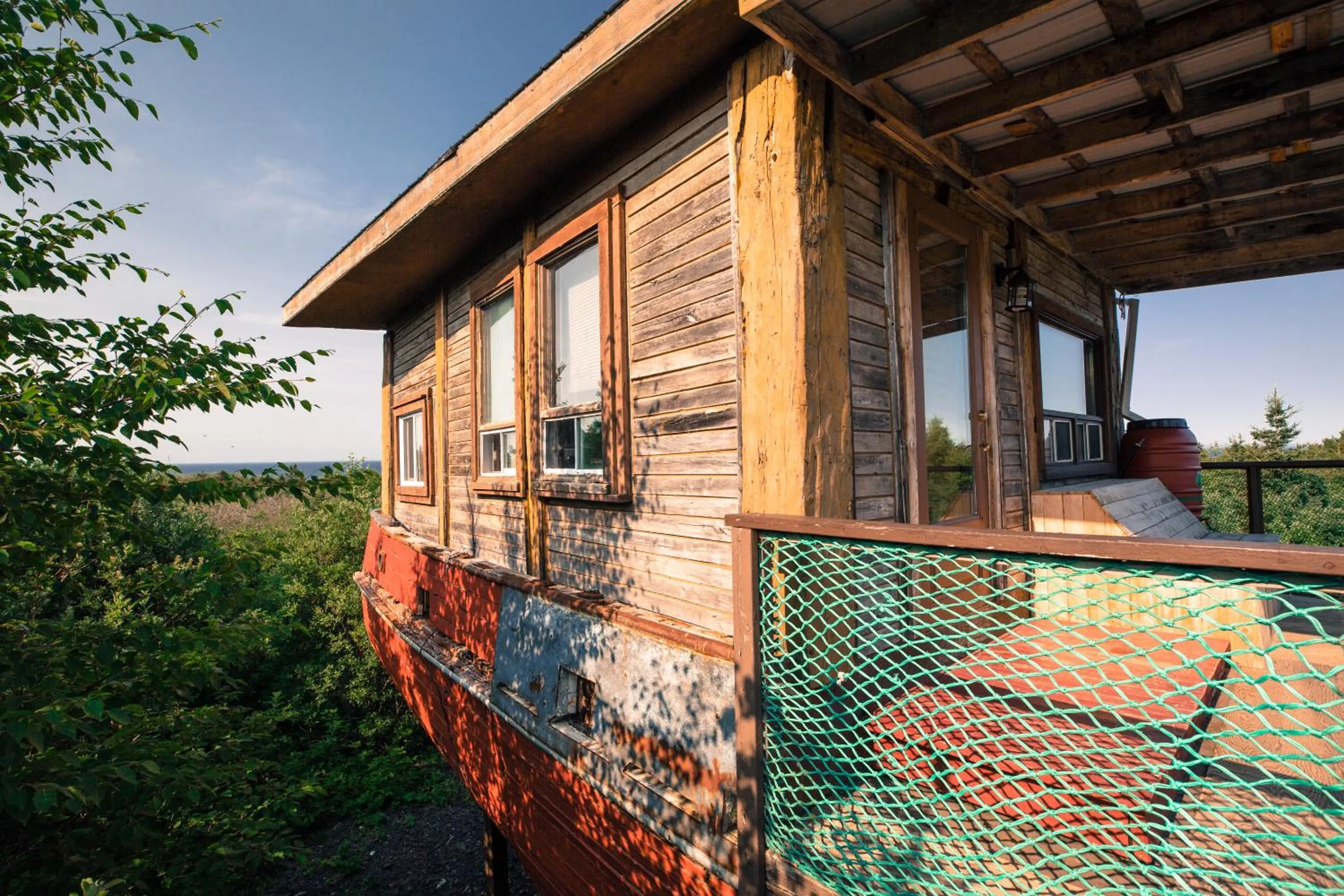 View (from property/room) in Auberge/Chalet Griffon Aventure